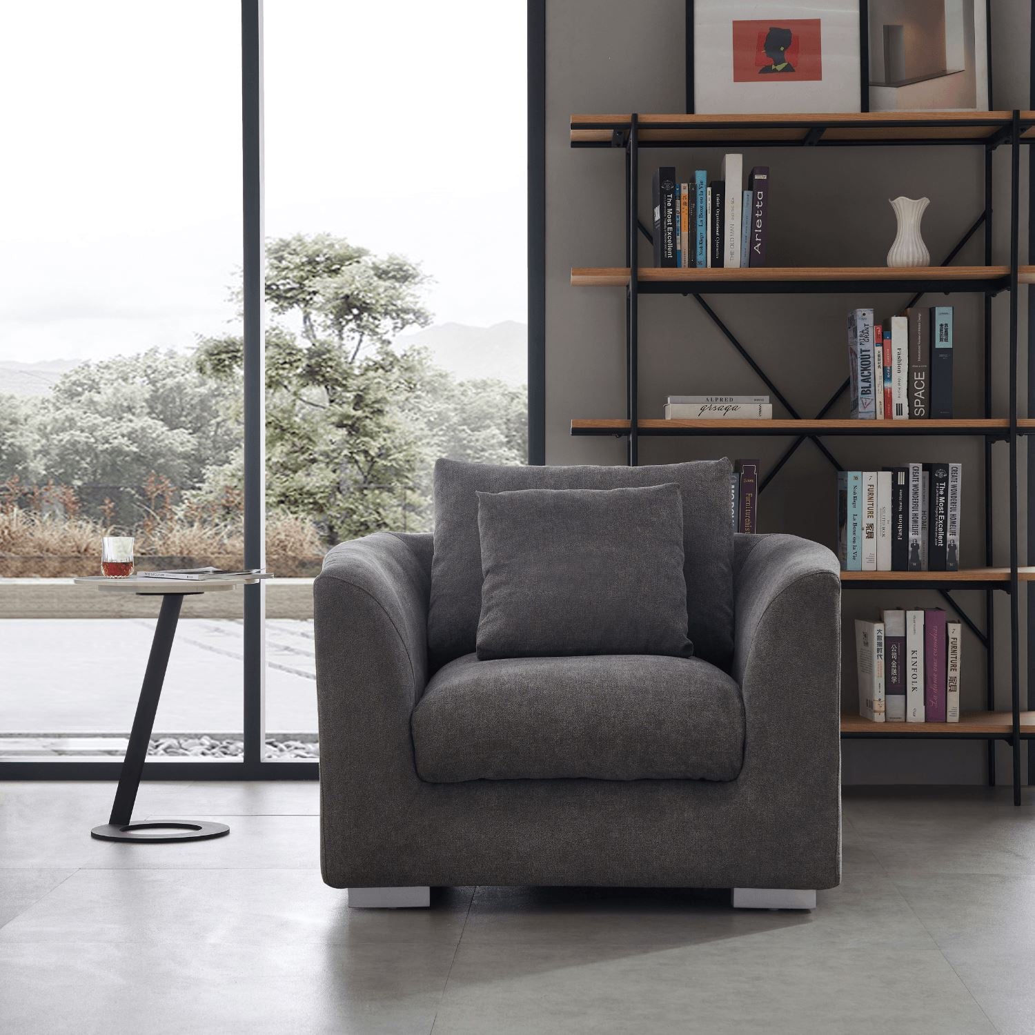 Feathers Armchair - Mario Capasa Grey