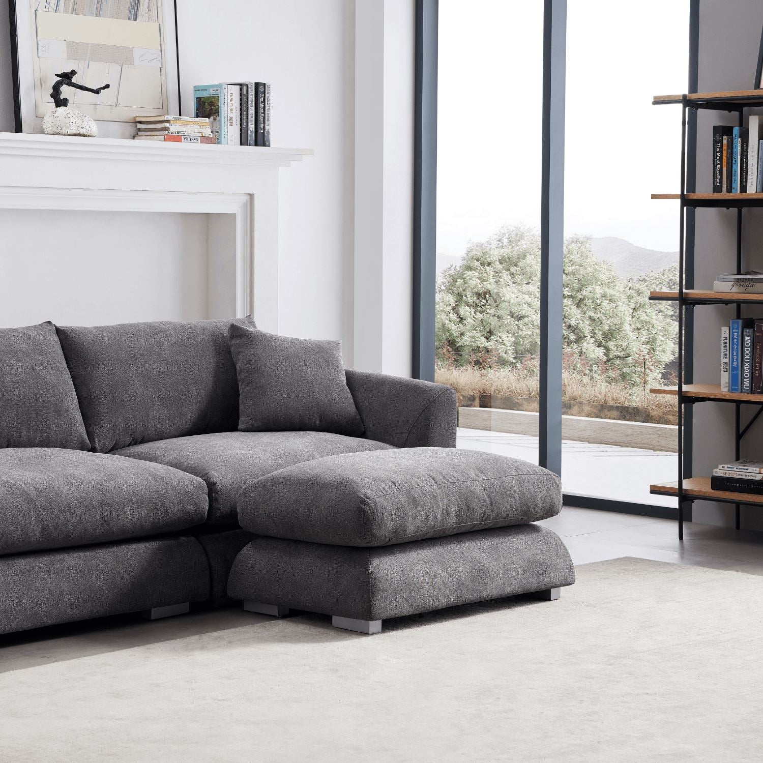 Feathers Ottoman - Mario Capasa