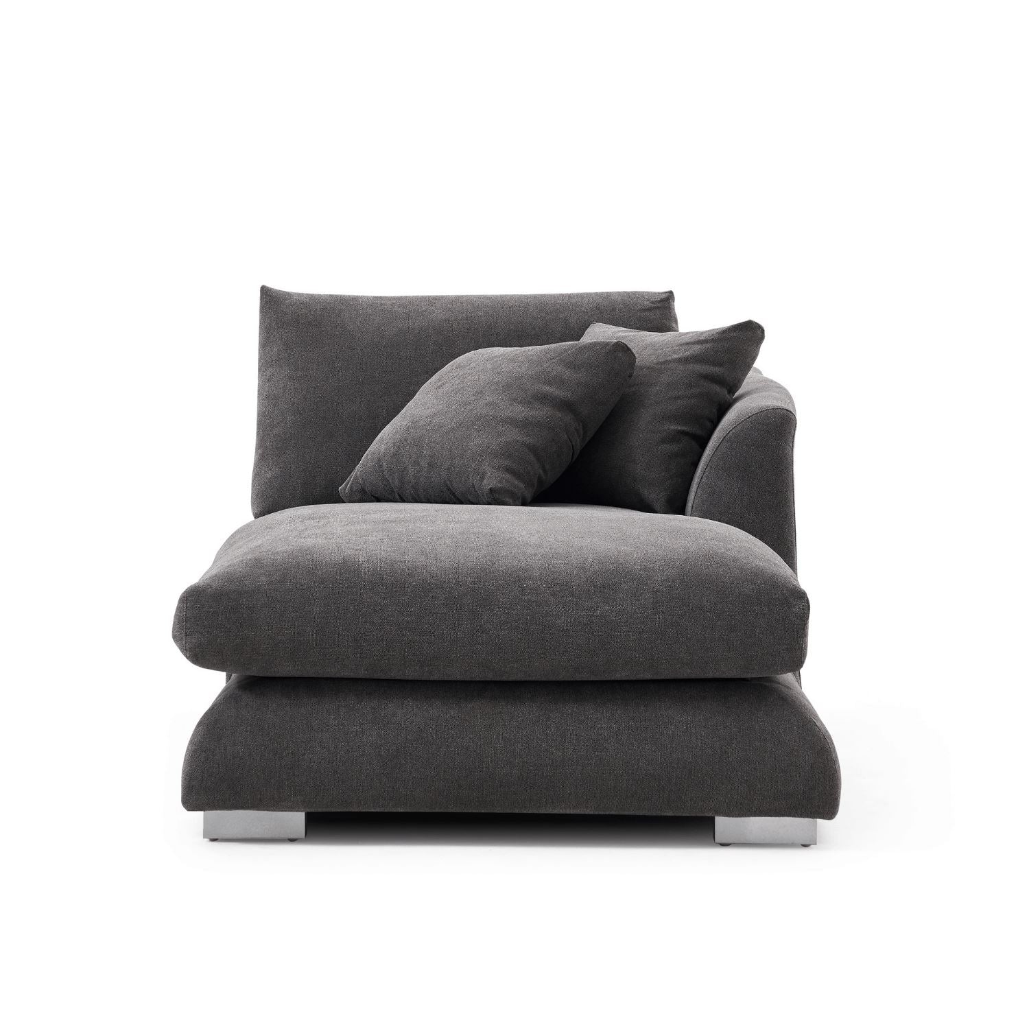 Feathers - Chaise - Mario Capasa Right Grey