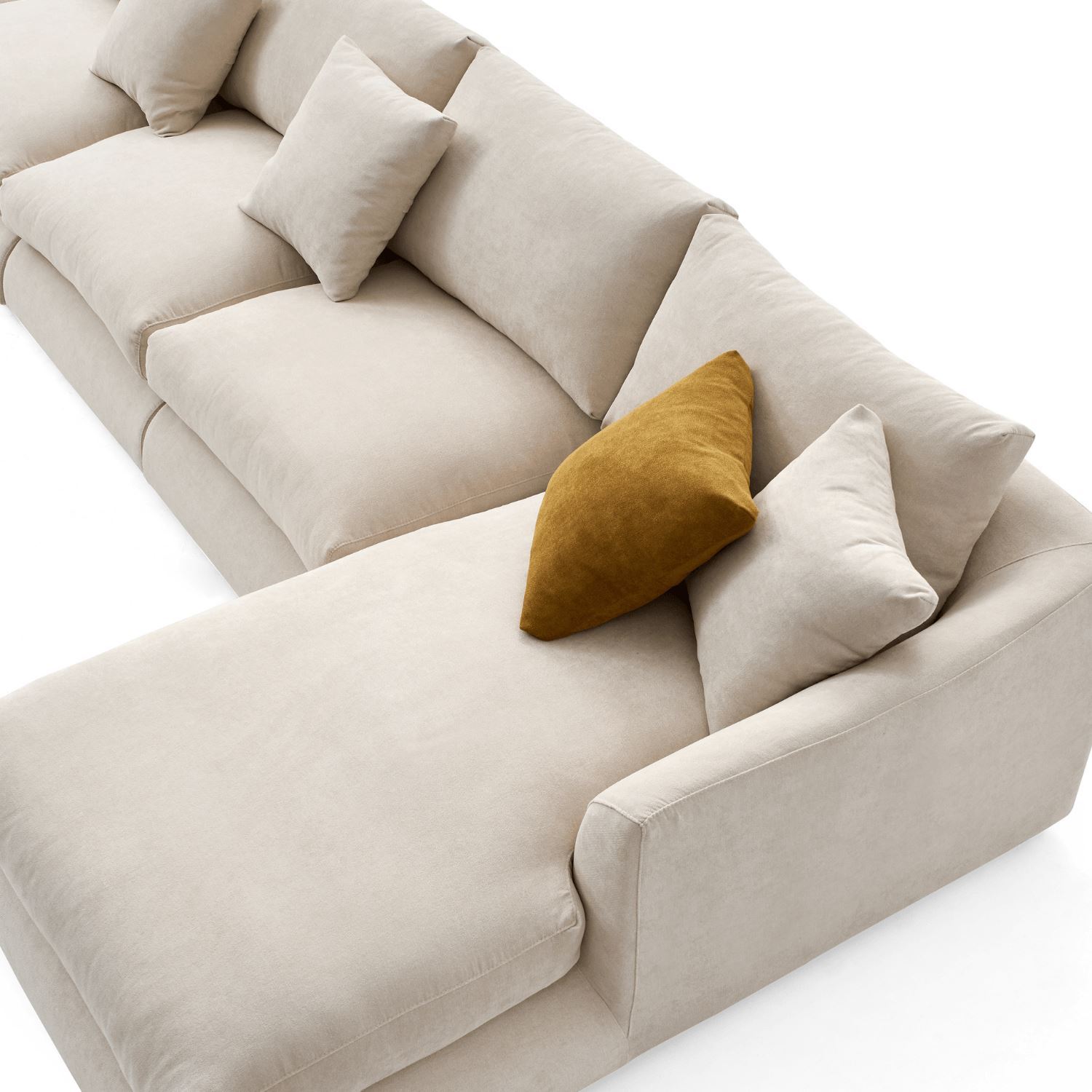 Feathers Sectional Sofa Mario Capasa 