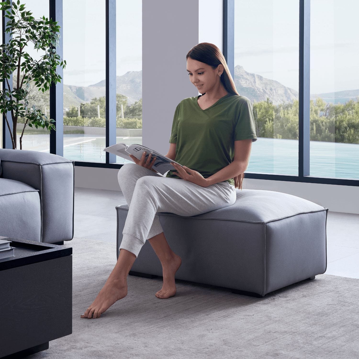 Loft Ottoman Sofa Mario Capasa