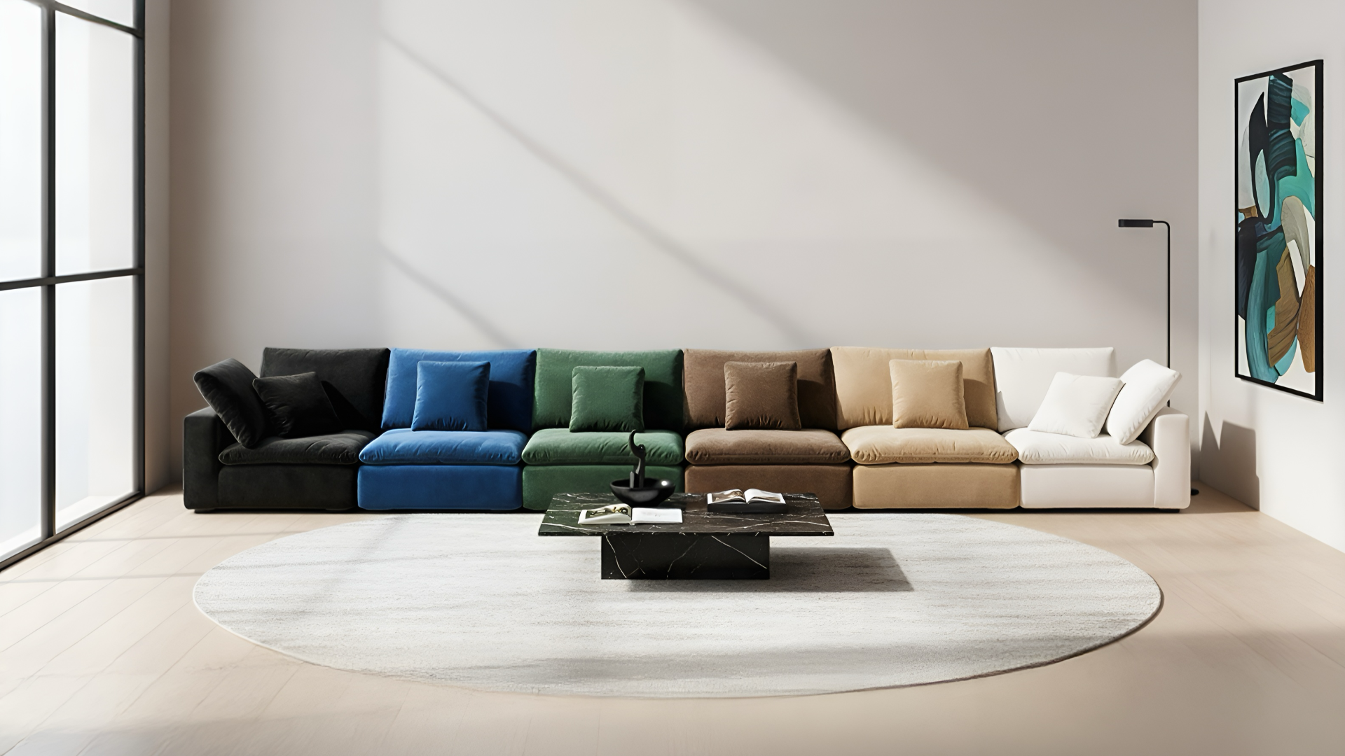 Velvet Couches in Jewel Tones Are Taking Over