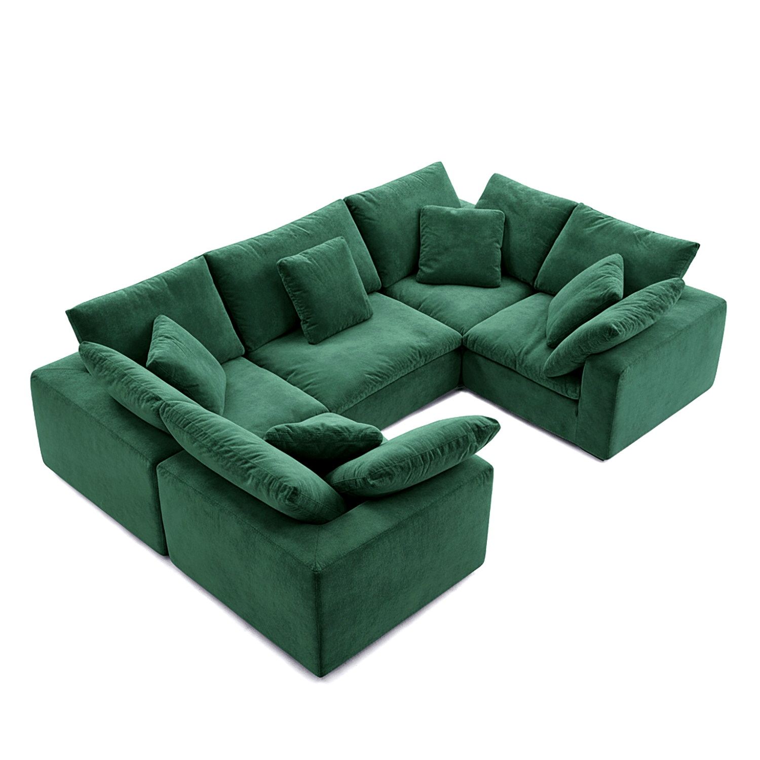 sectional - Tivoli Cloud U Closed Sectional - MC - Mario Capasa