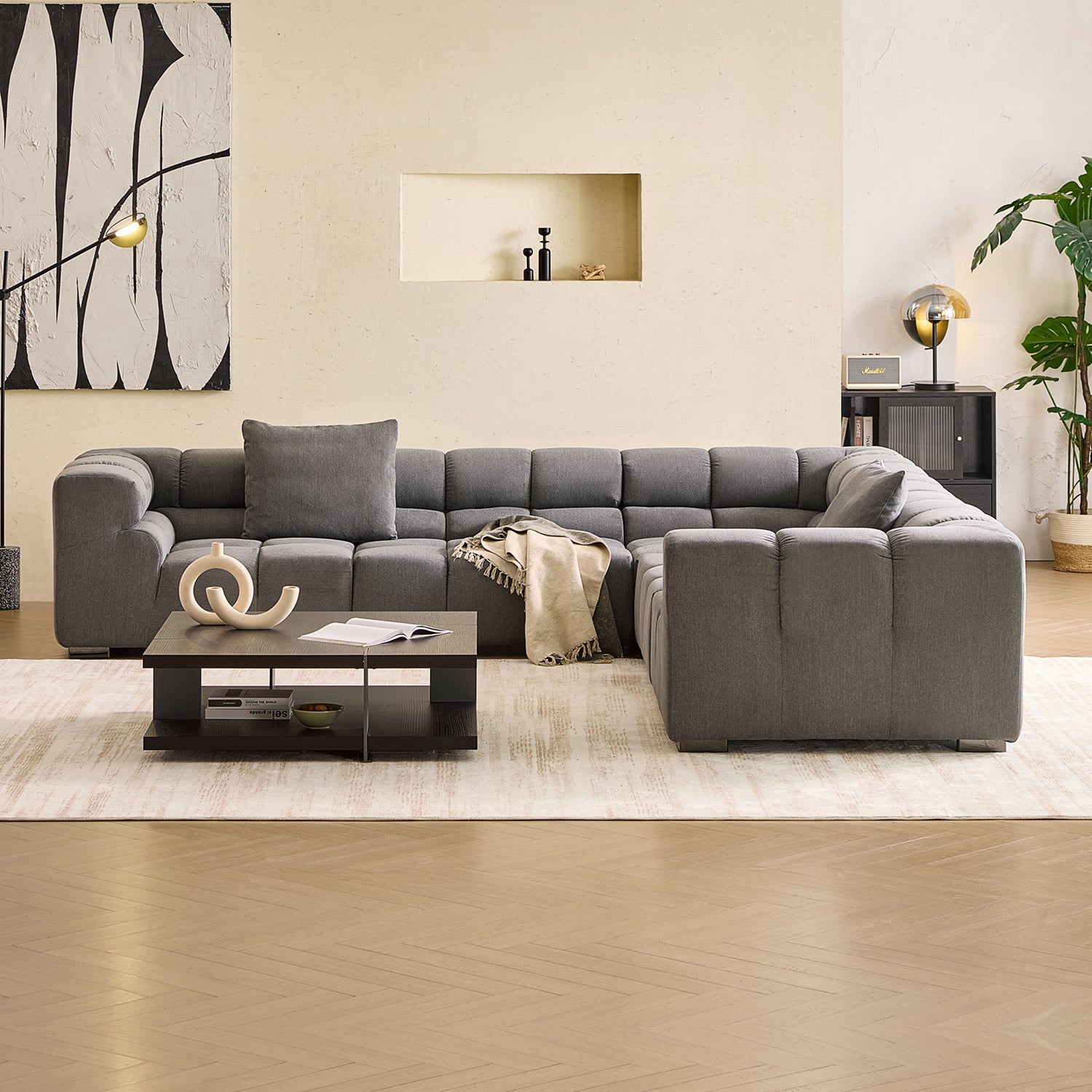 Amora Closed L Sectional