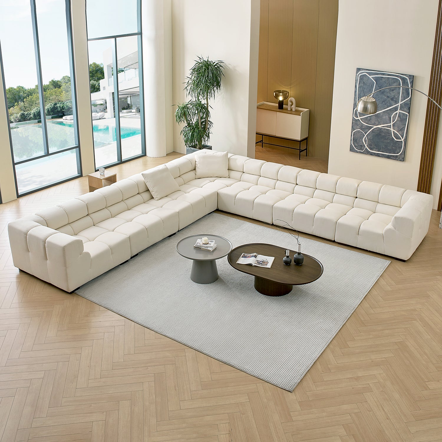 Amora Closed L Sectional