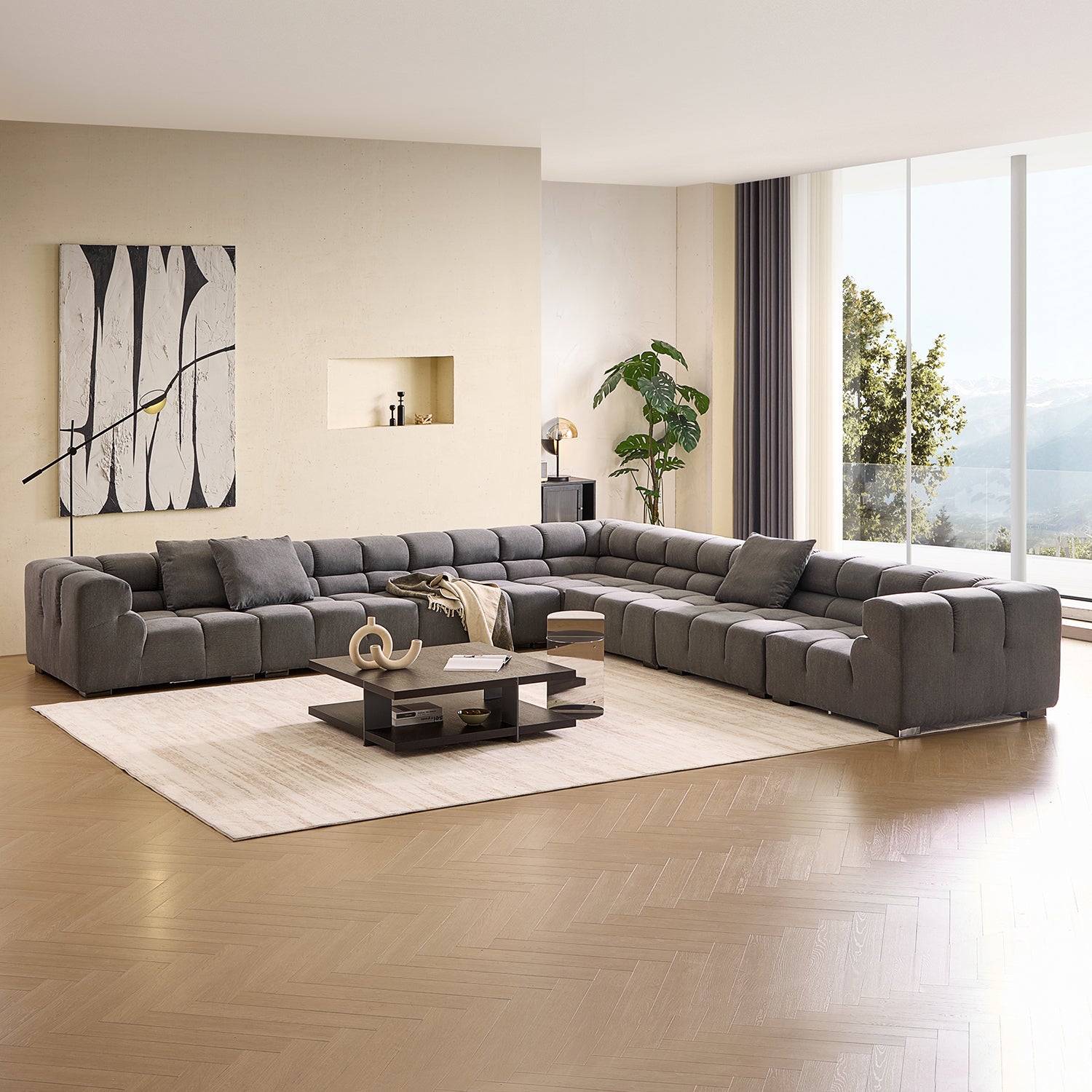 Amora Closed L Sectional