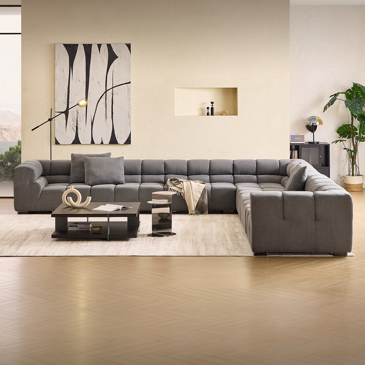 Amora Closed L Sectional