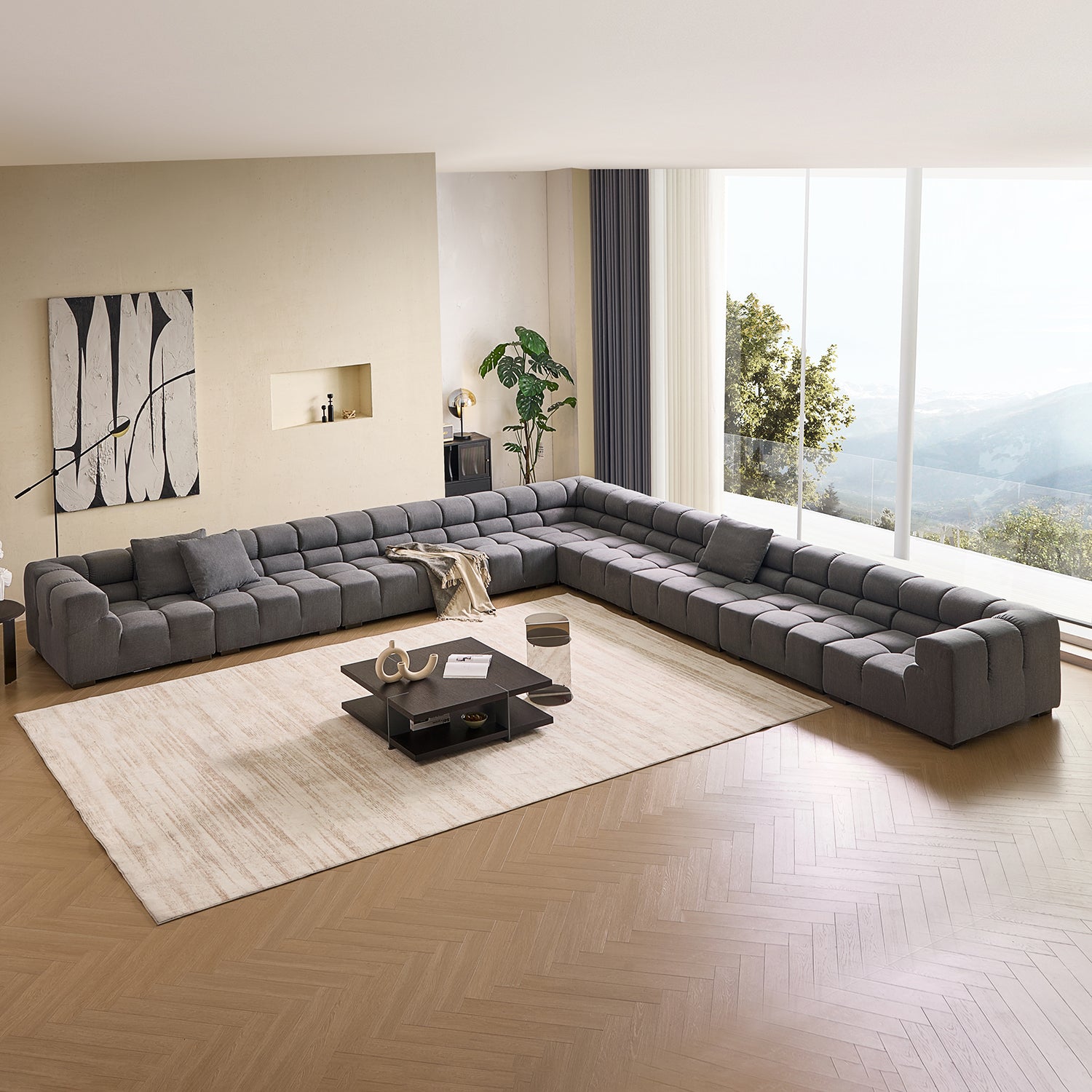 Amora Closed L Sectional