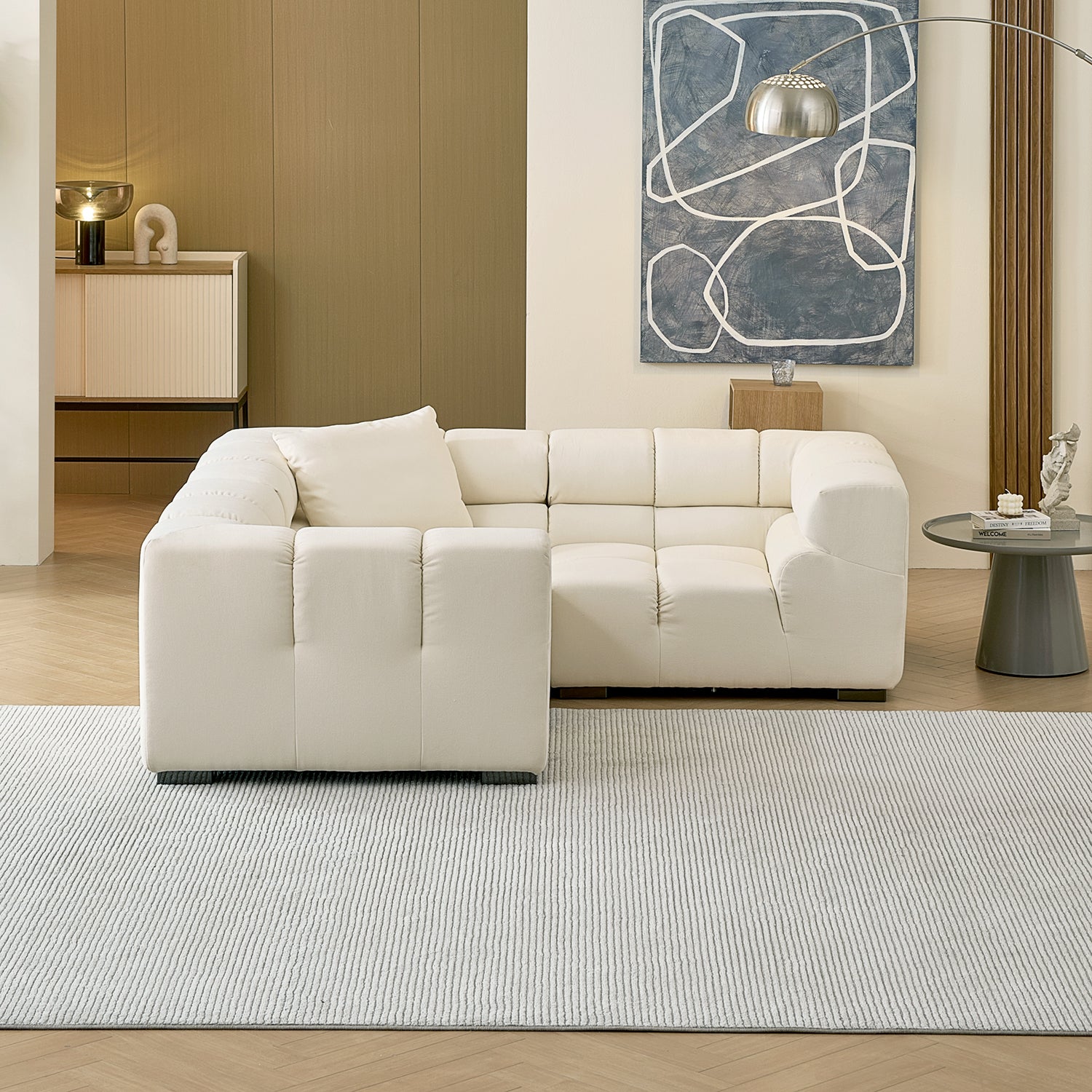 Amora Closed L Sectional