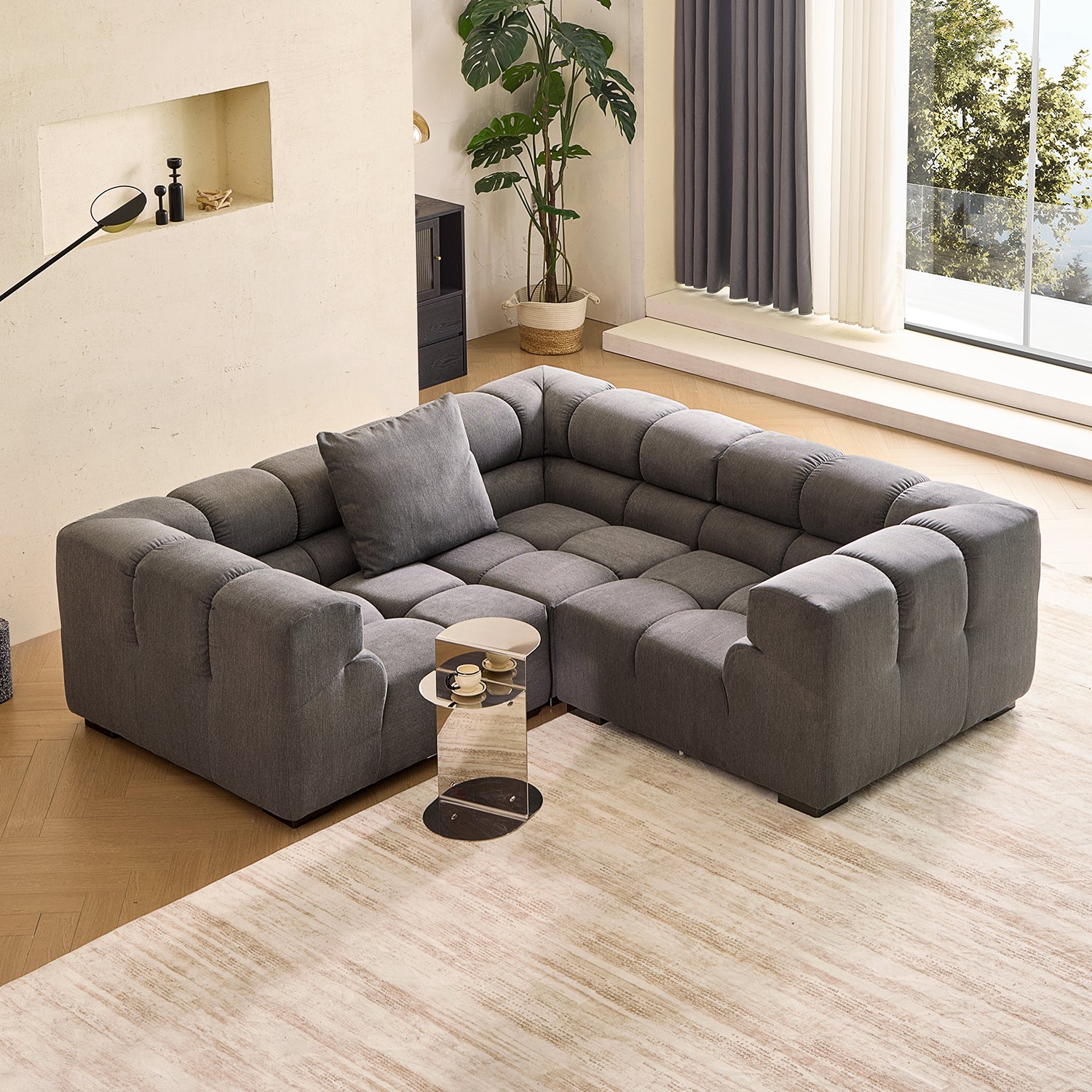 Amora Closed L Sectional