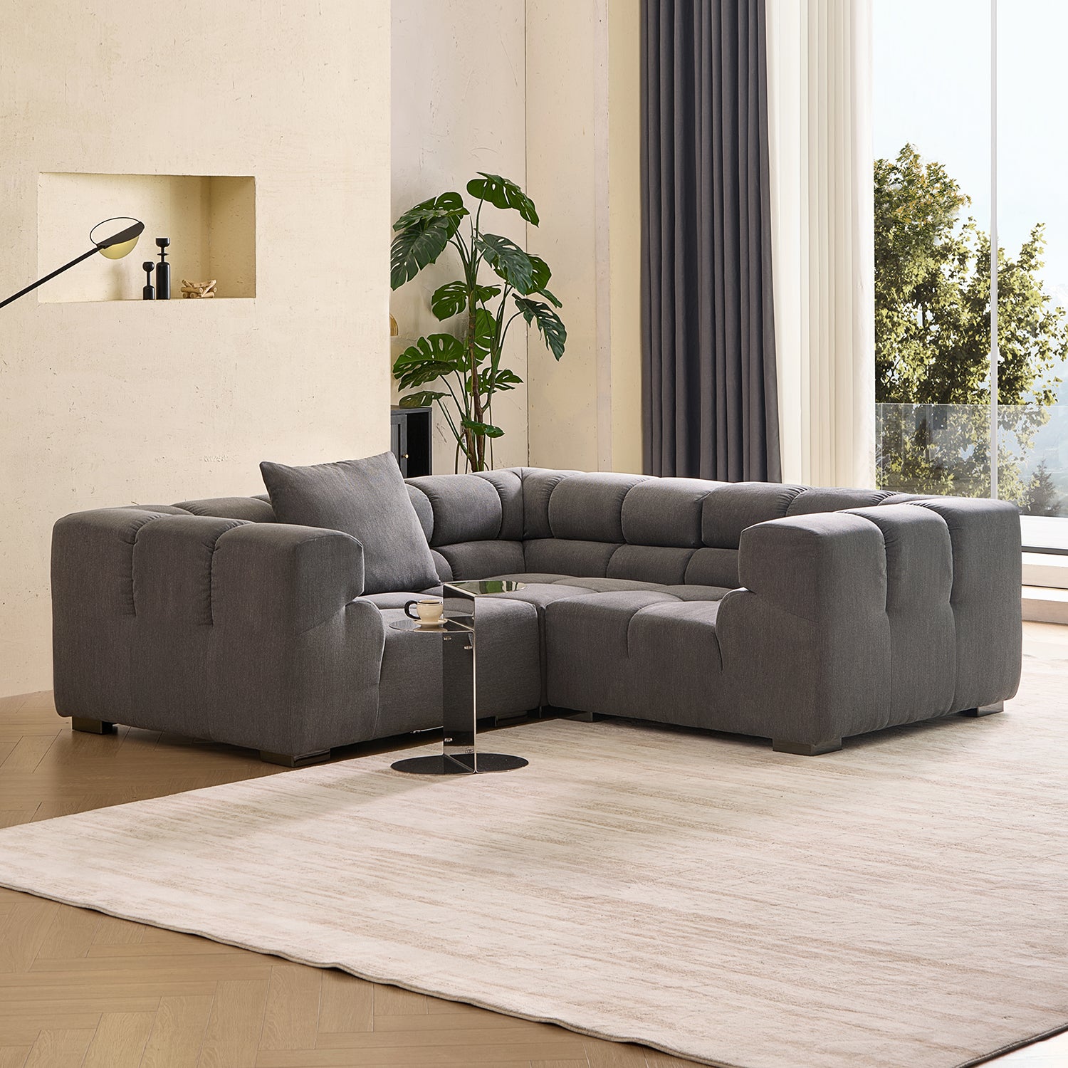 Amora Closed L Sectional