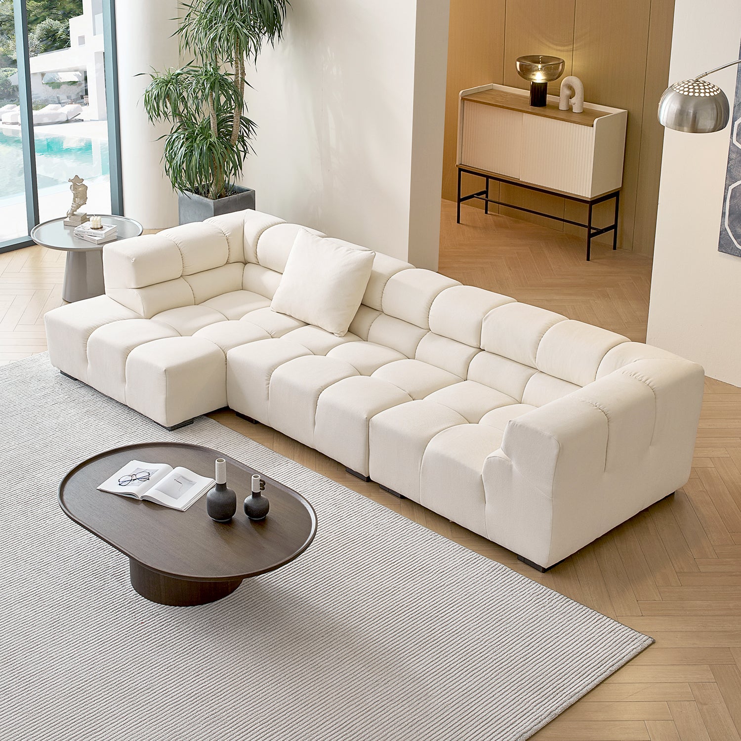 Amora Sectional High Arm