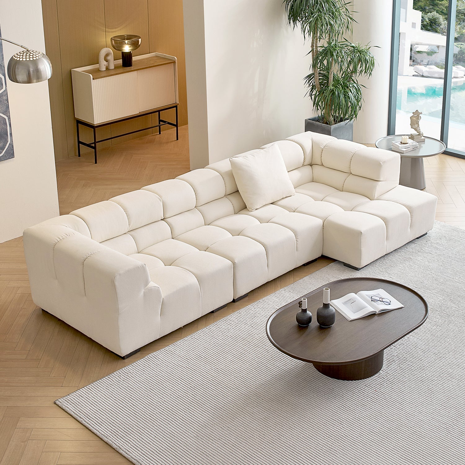 Amora Sectional High Arm