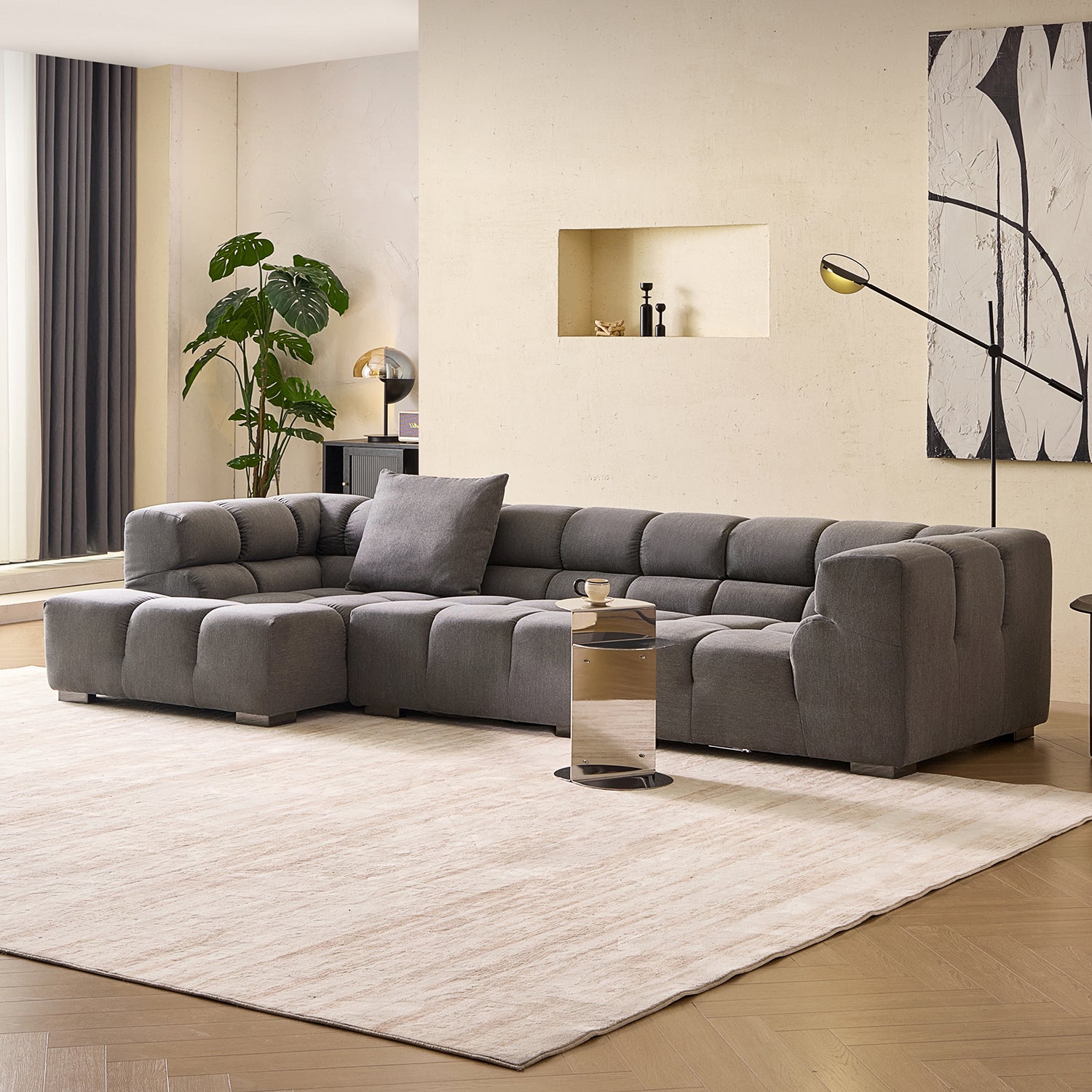 Amora Sectional High Arm