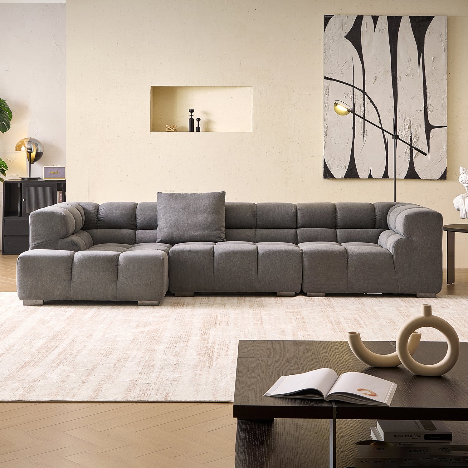 Amora Sectional High Arm