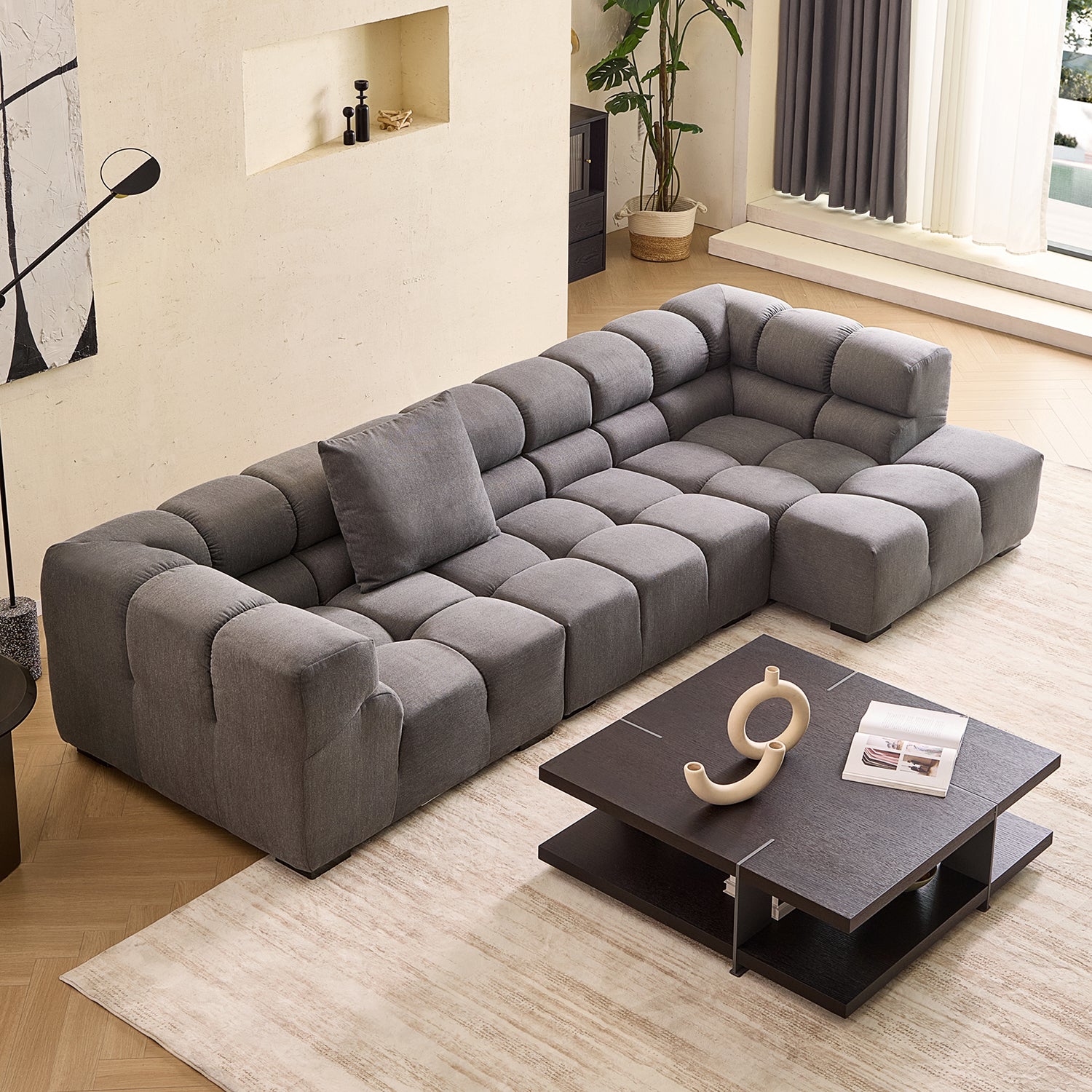 Amora Sectional High Arm