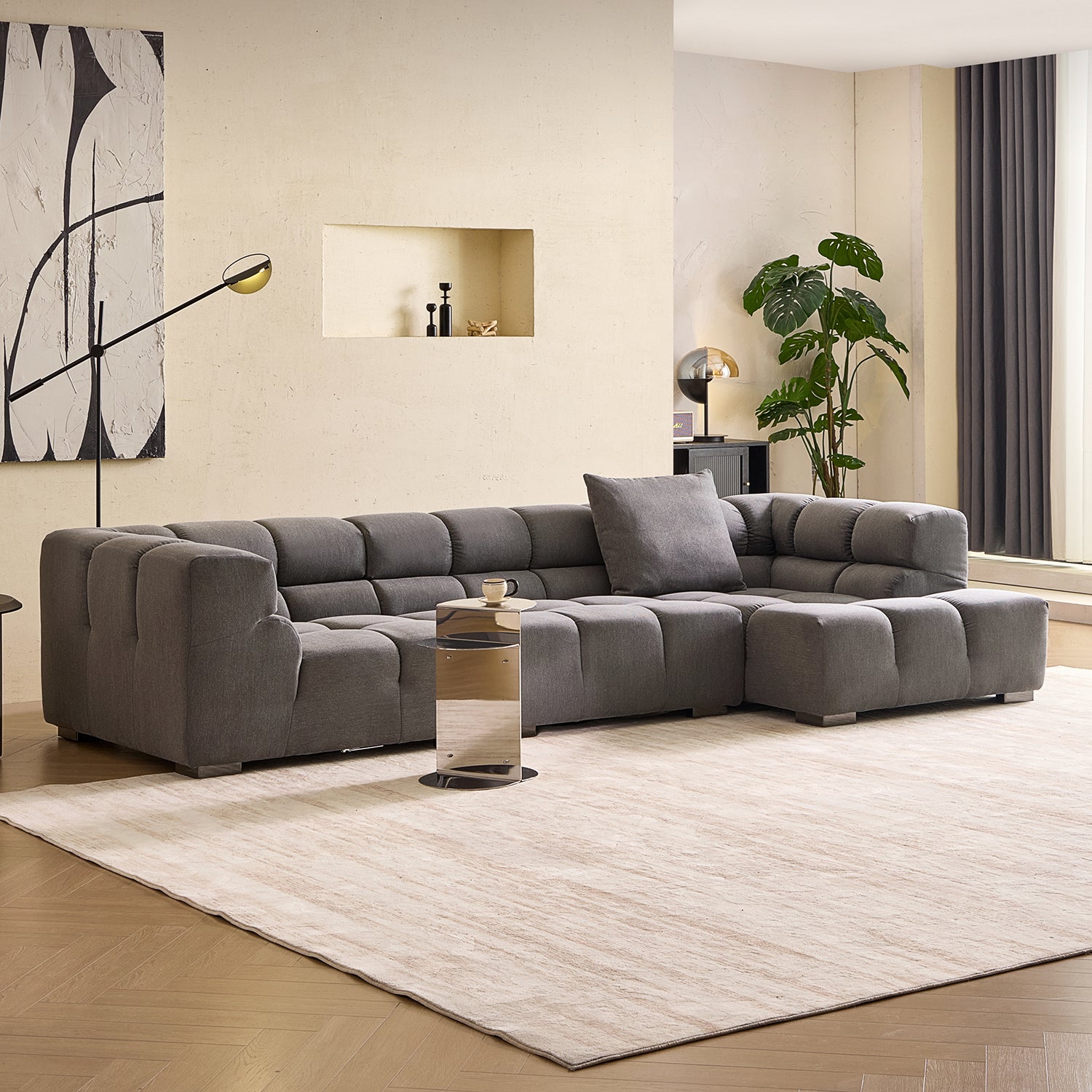 Amora Sectional High Arm