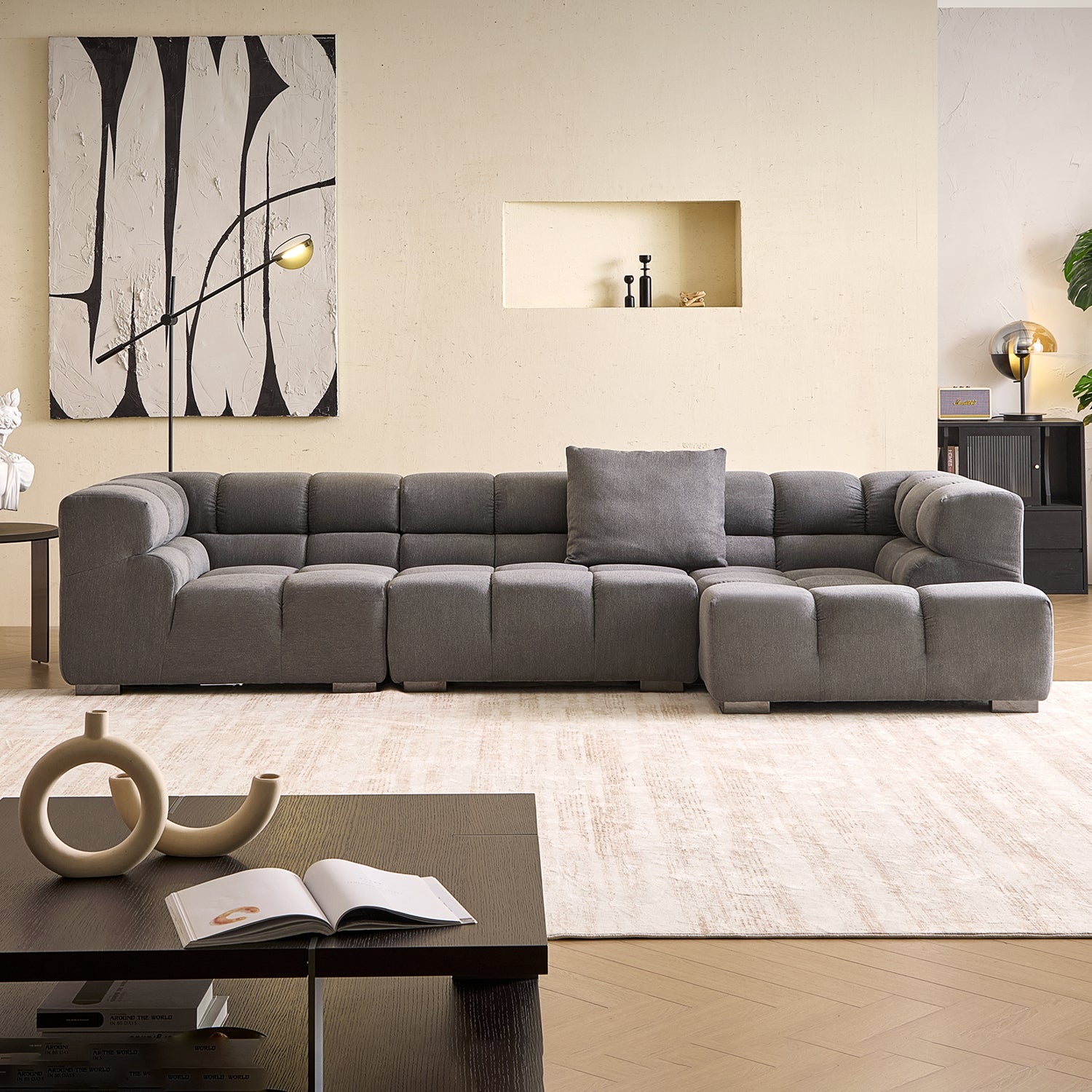 Amora Sectional High Arm