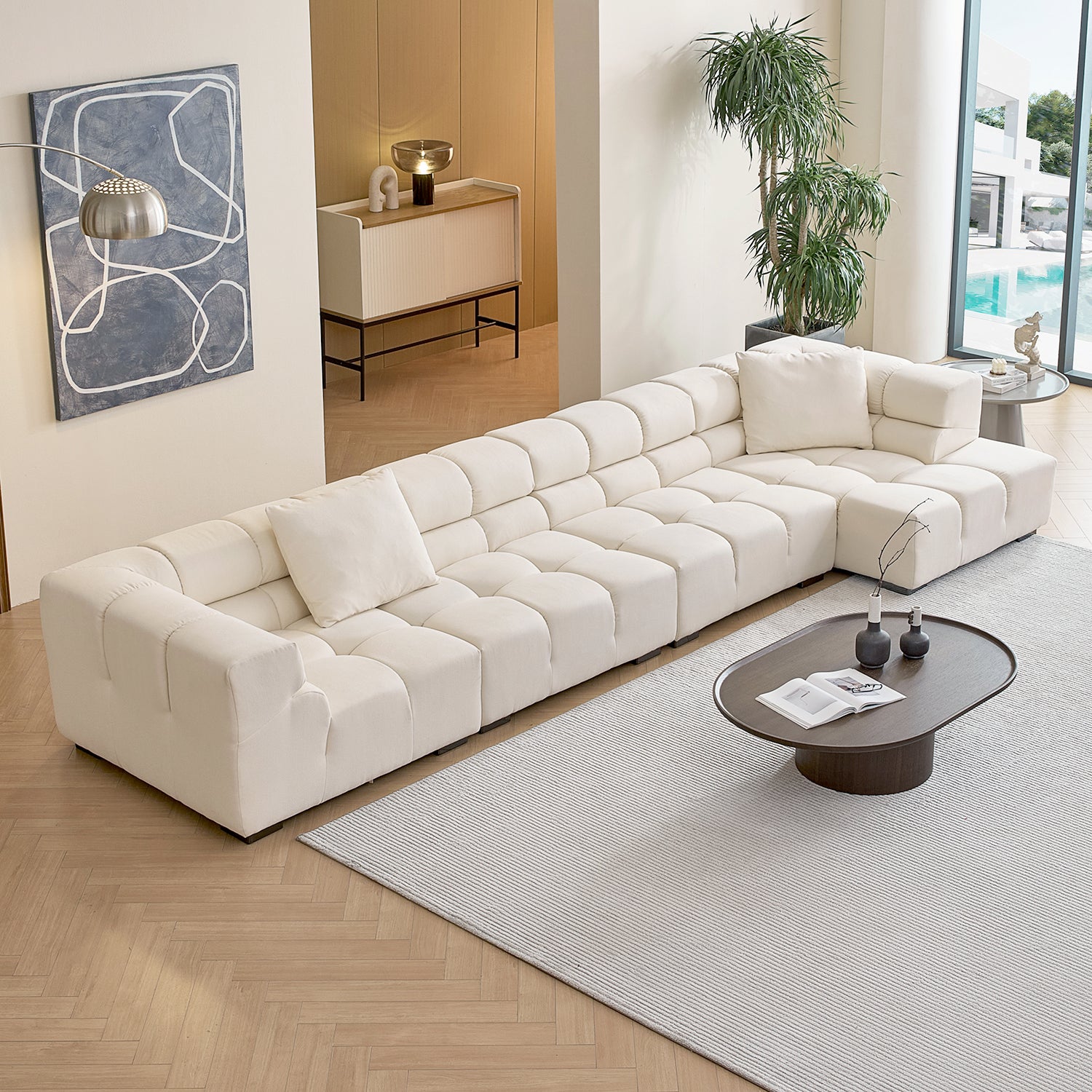 Amora Sectional High Arm