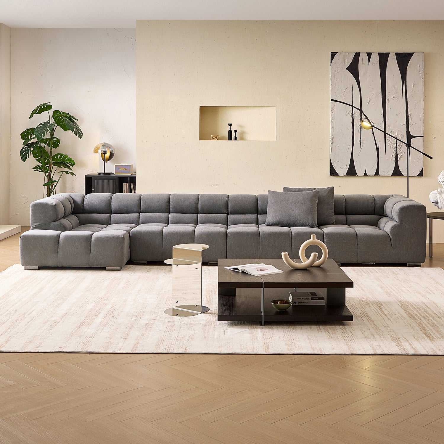 Amora Sectional High Arm