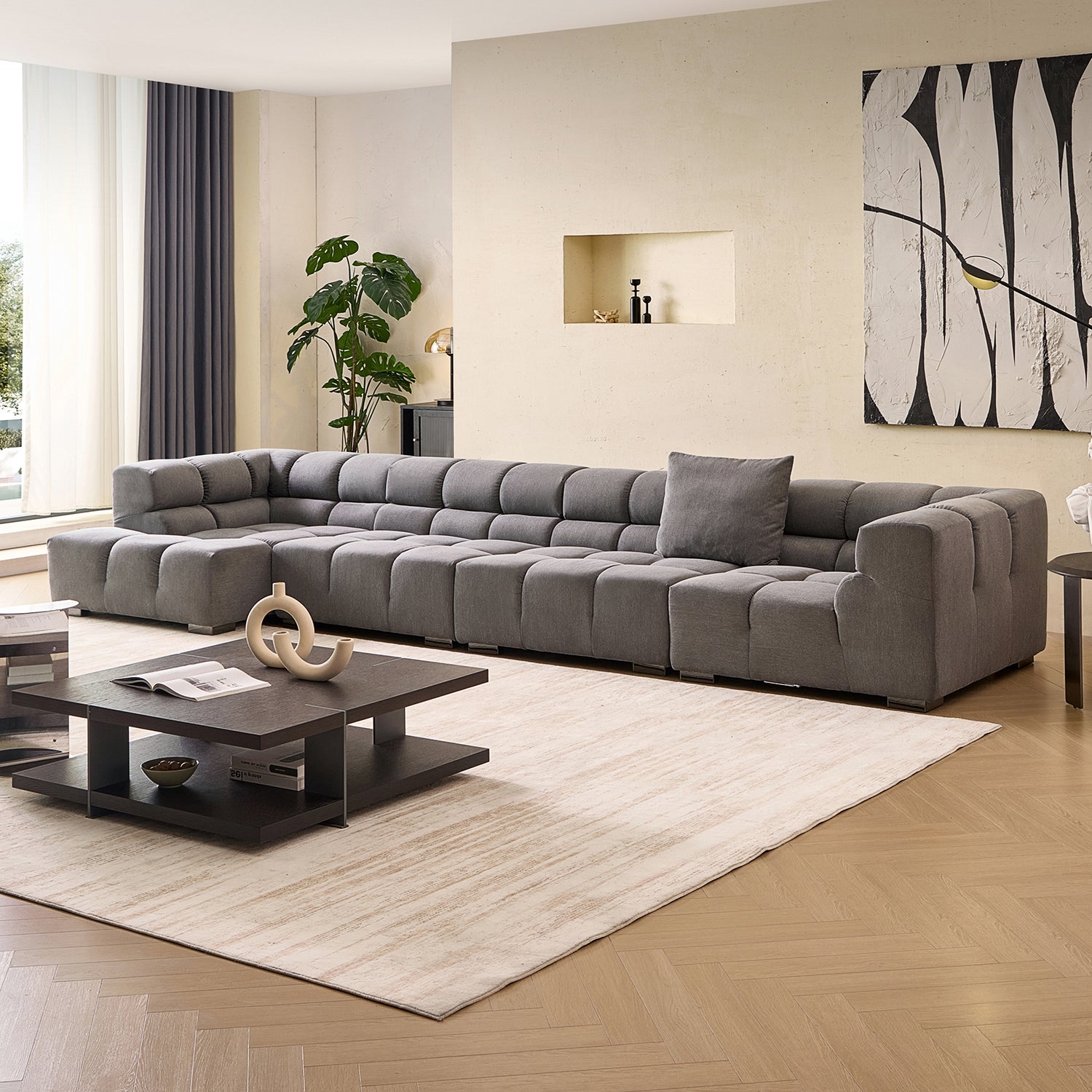 Amora Sectional High Arm