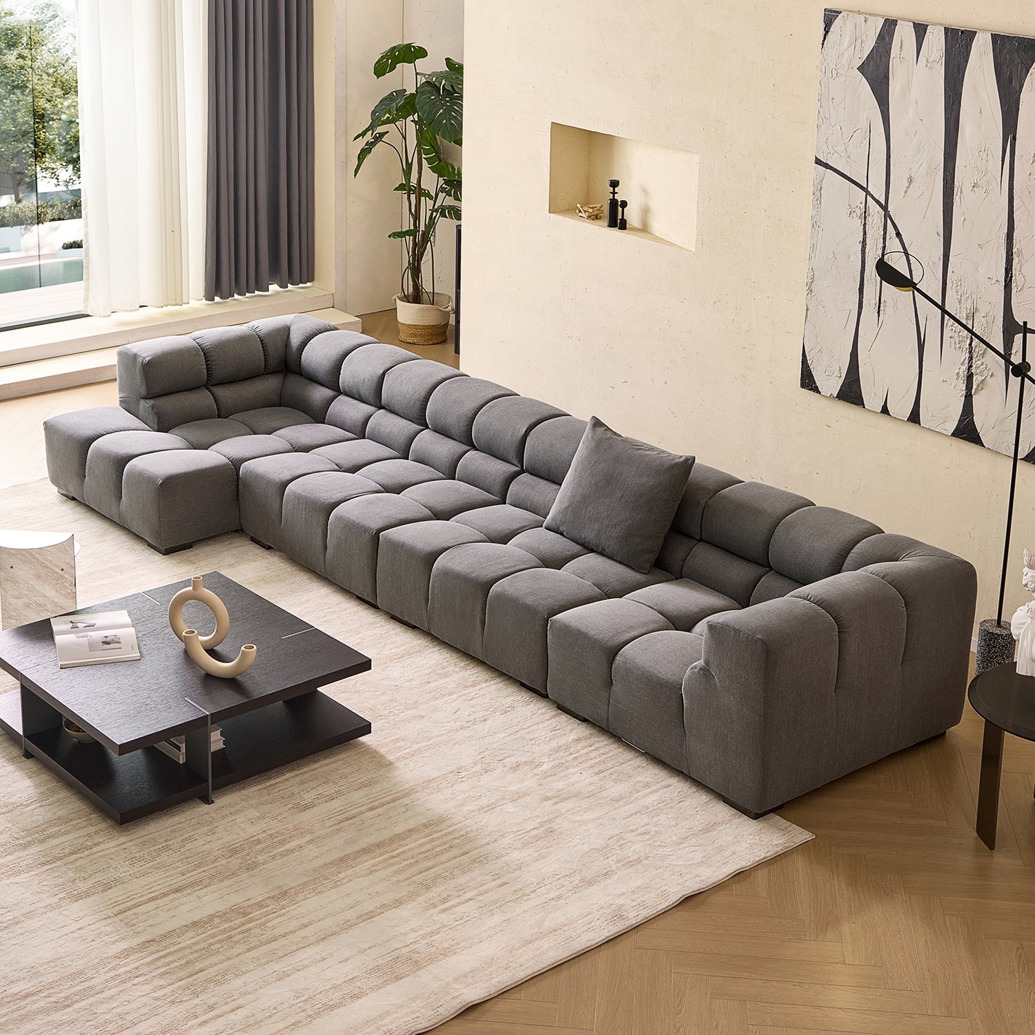 Amora Sectional High Arm