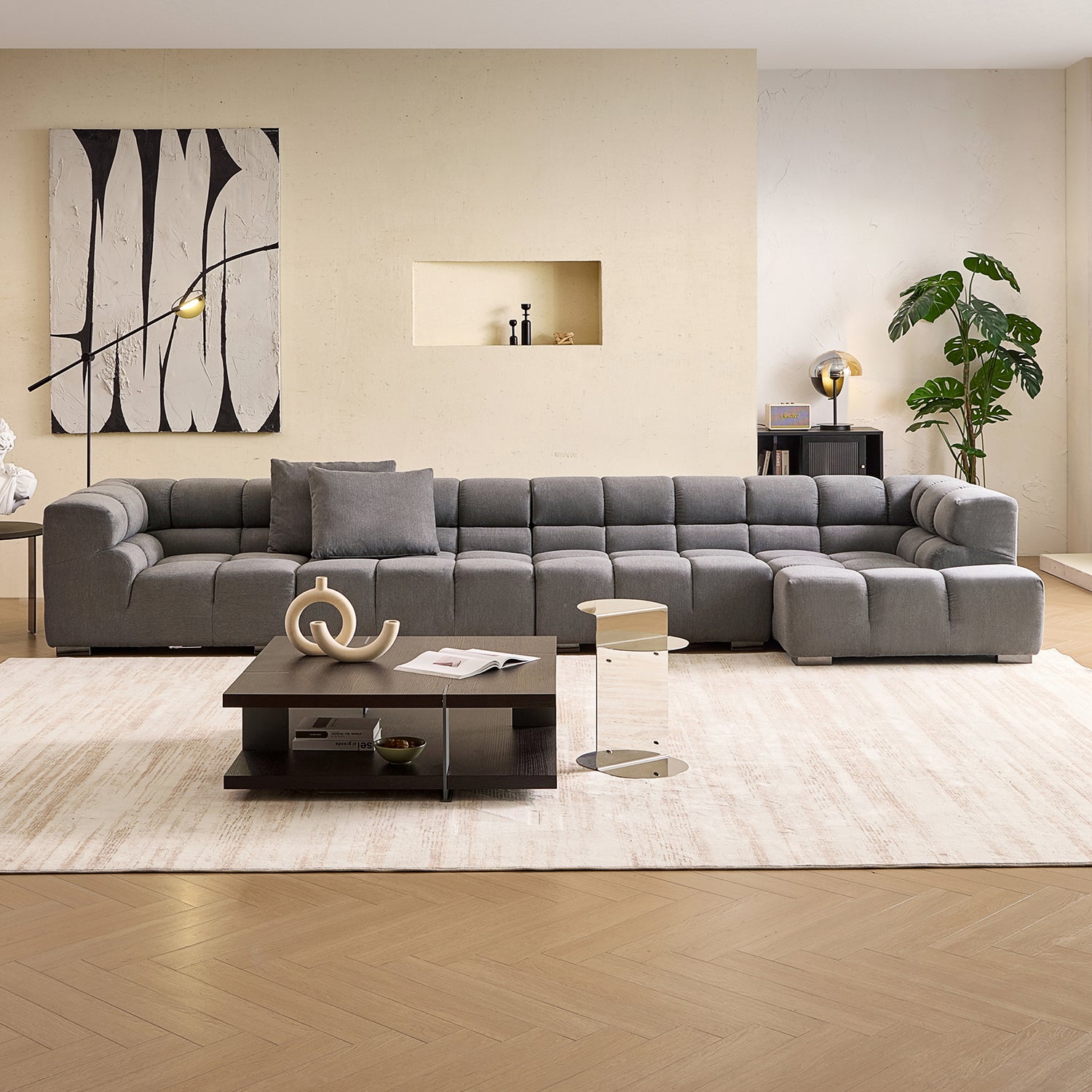 Amora Sectional High Arm