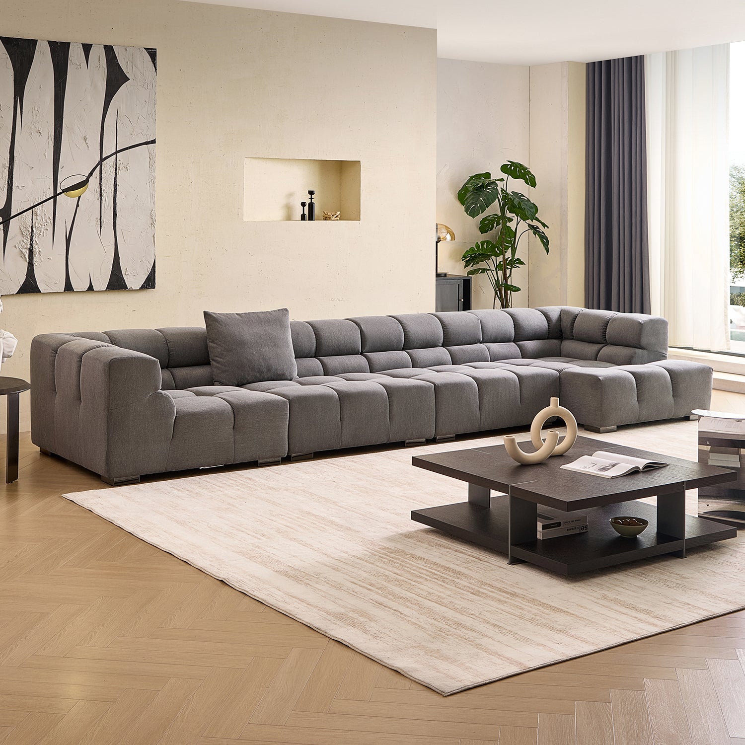 Amora Sectional High Arm