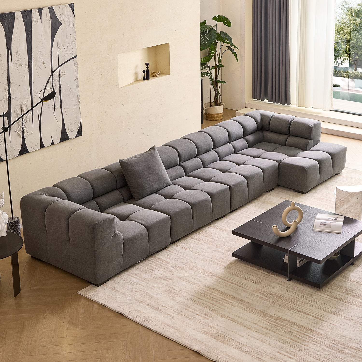 Amora Sectional High Arm