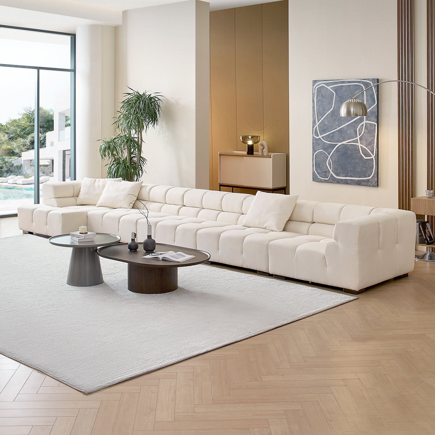 Amora Sectional High Arm