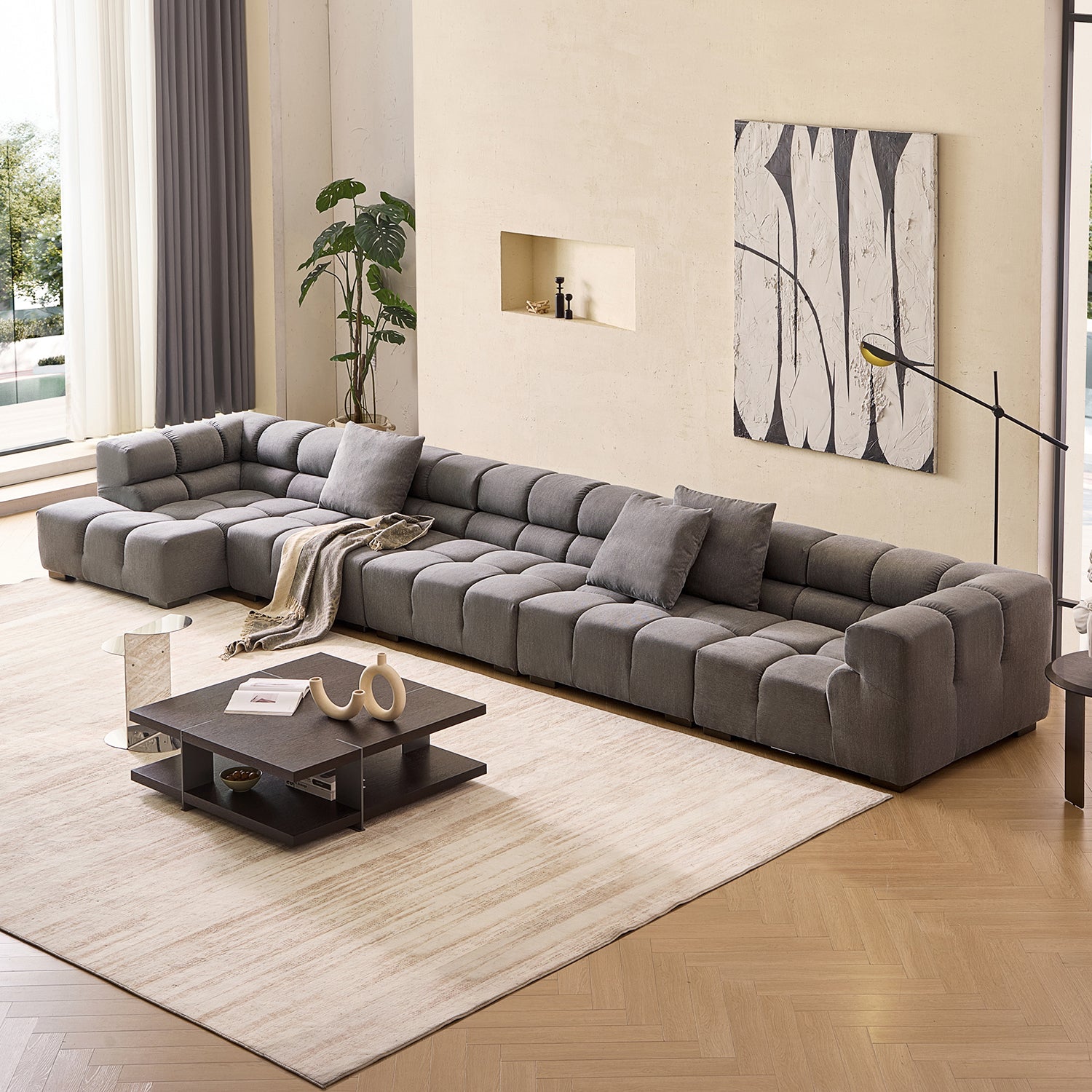 Amora Sectional High Arm