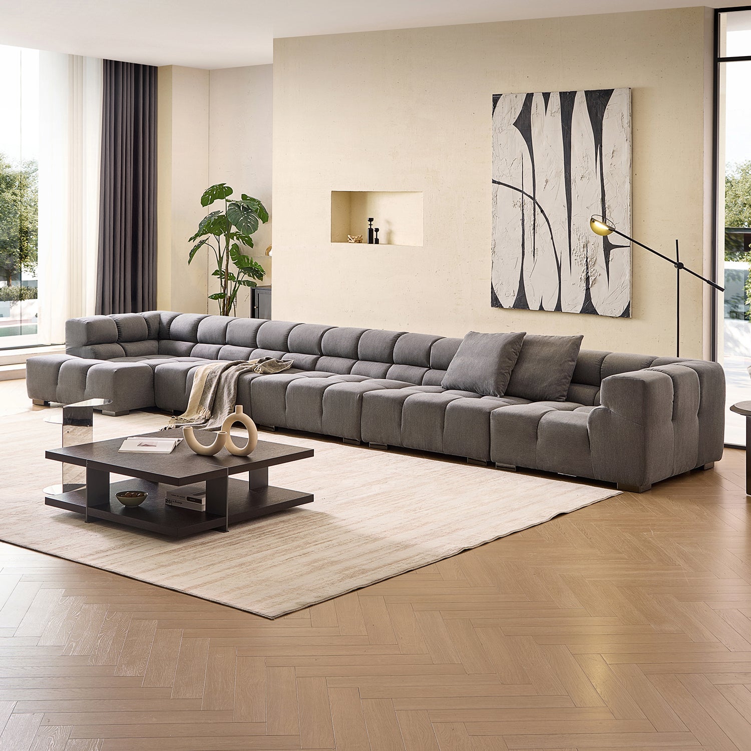 Amora Sectional High Arm