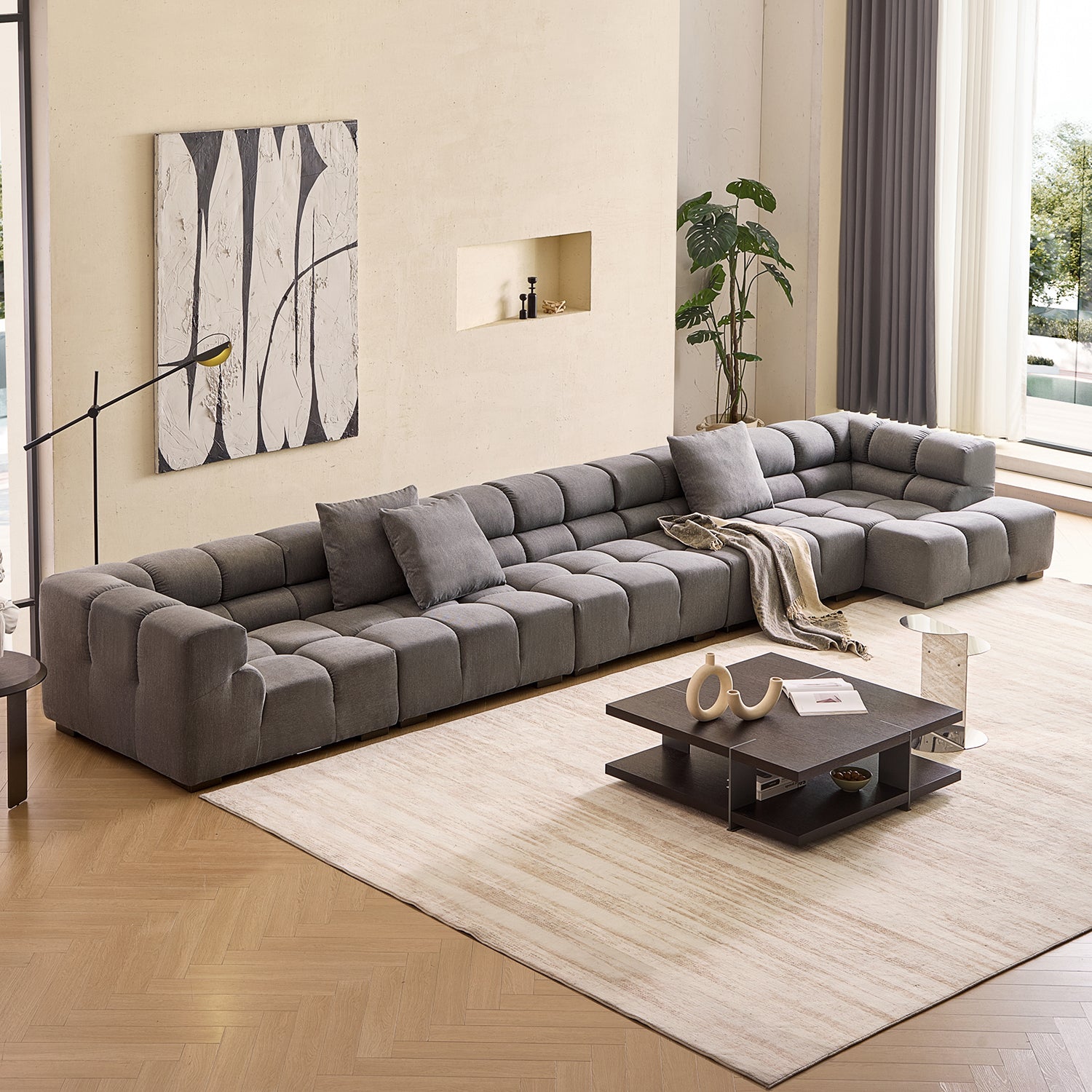 Amora Sectional High Arm