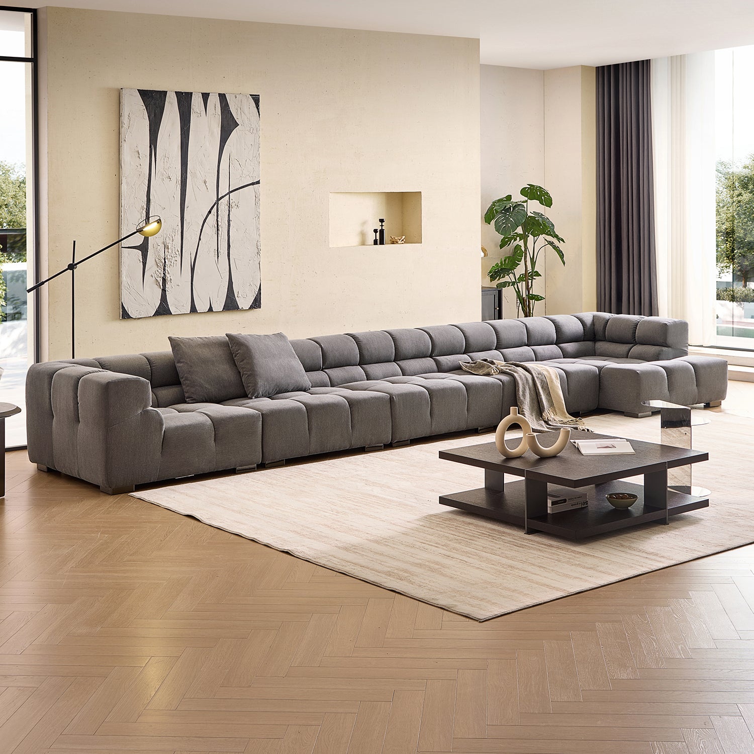 Amora Sectional High Arm