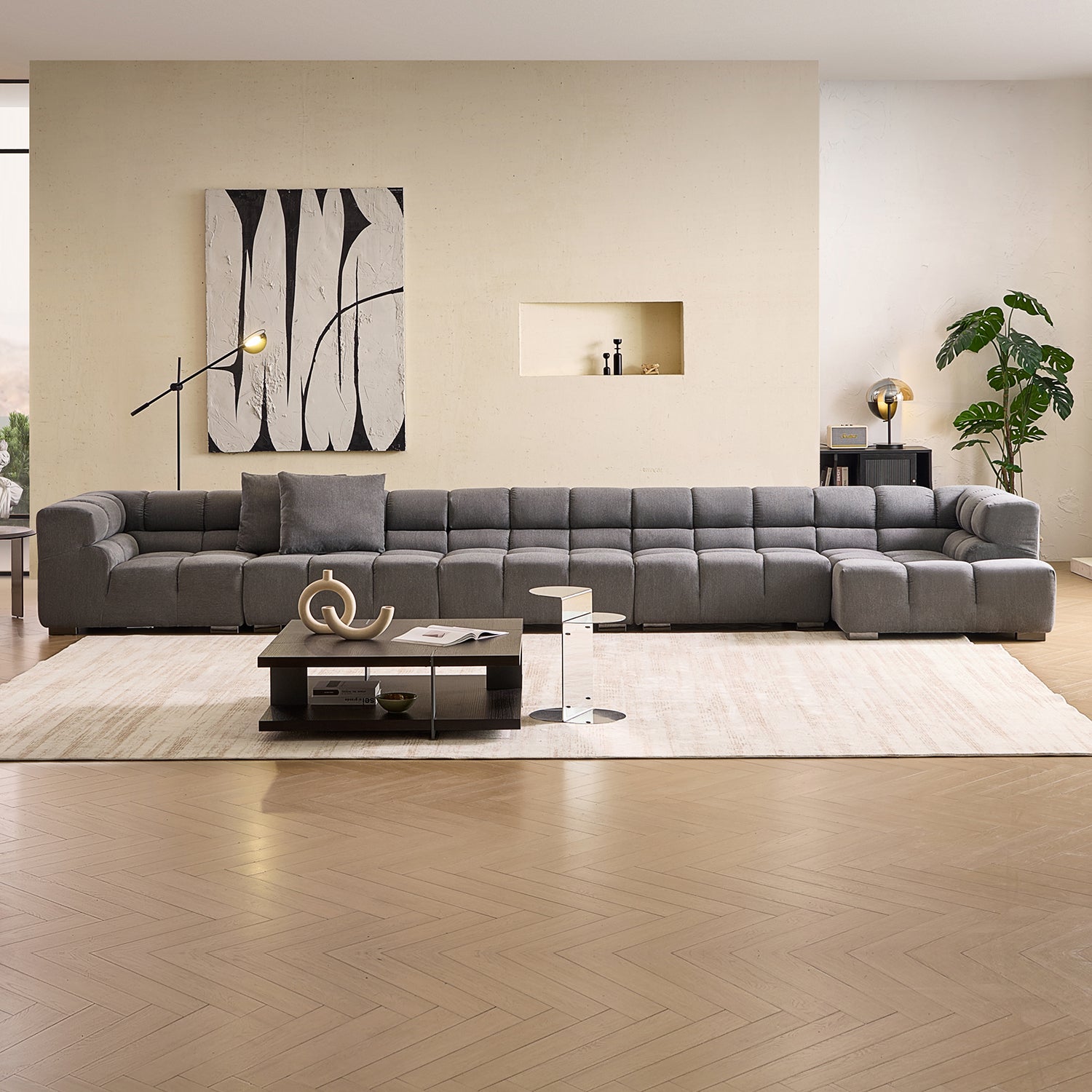 Amora Sectional High Arm