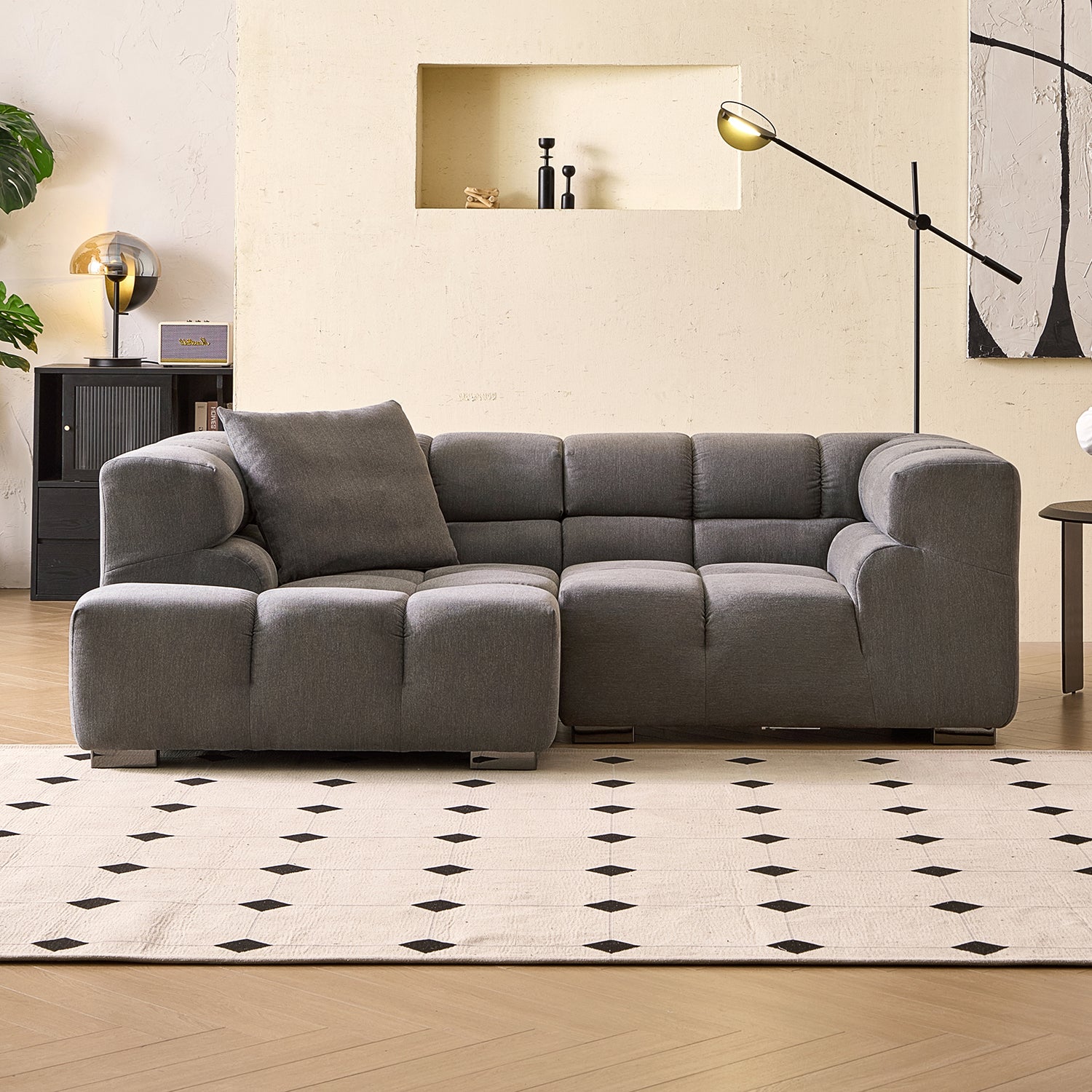 Amora Sectional High Arm