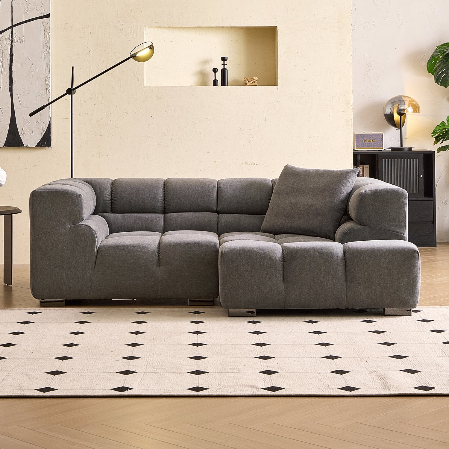 Amora Sectional High Arm