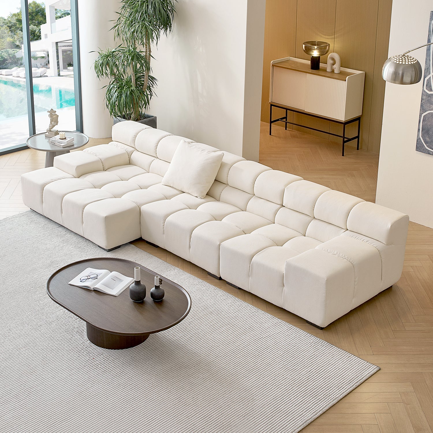 Amora Sectional Low Arm