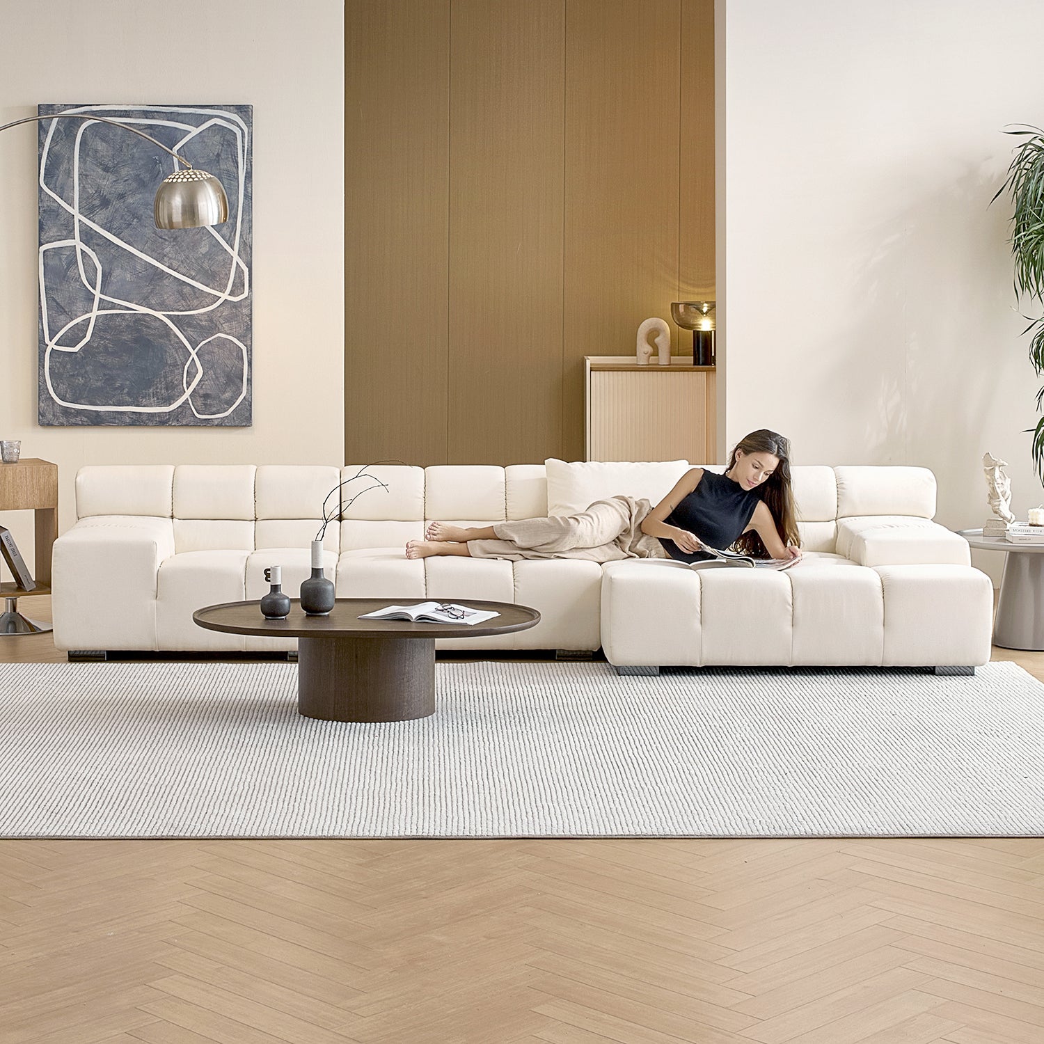 Amora Sectional Low Arm