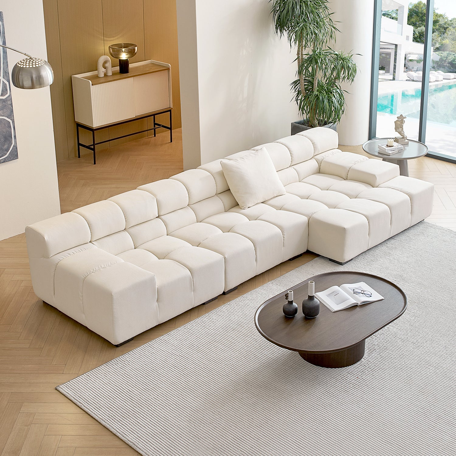 Amora Sectional Low Arm