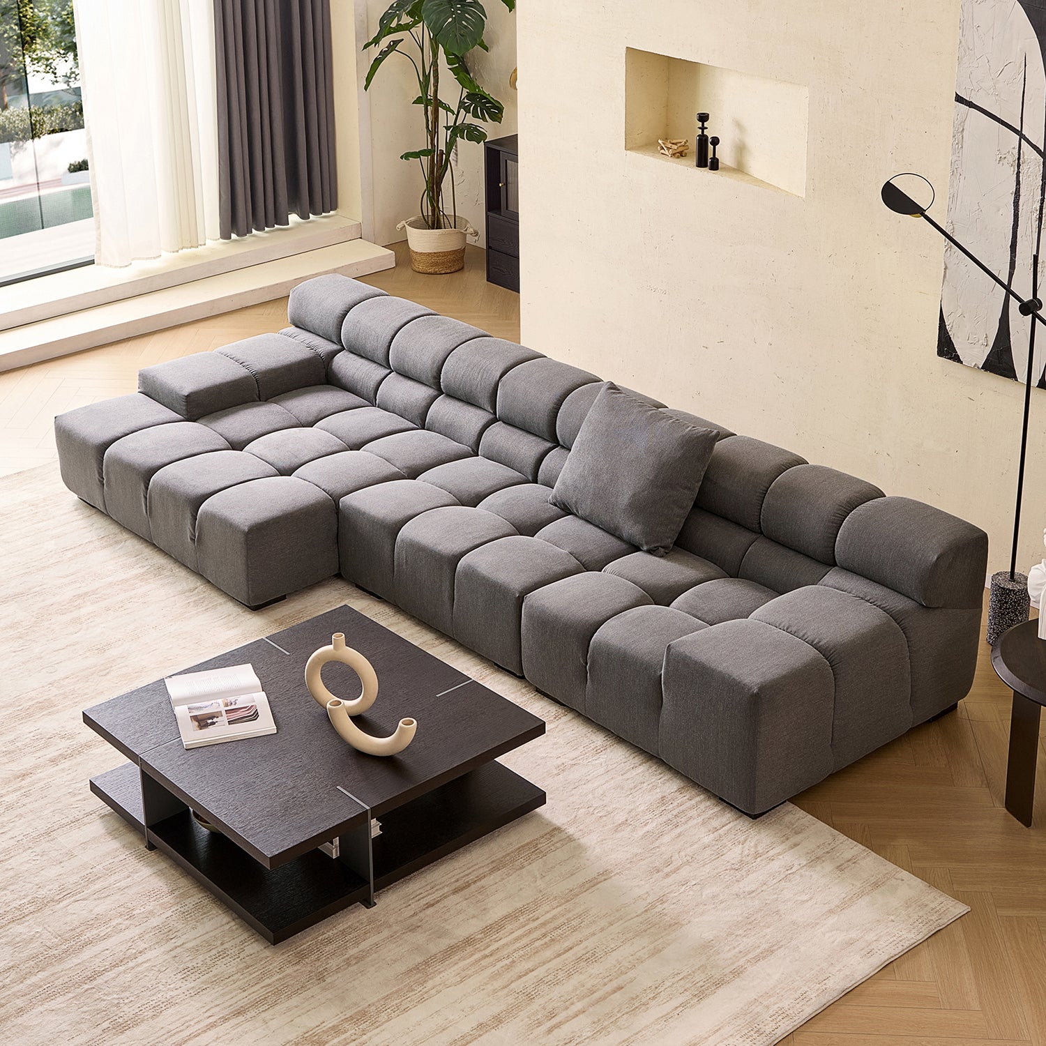 Amora Sectional Low Arm