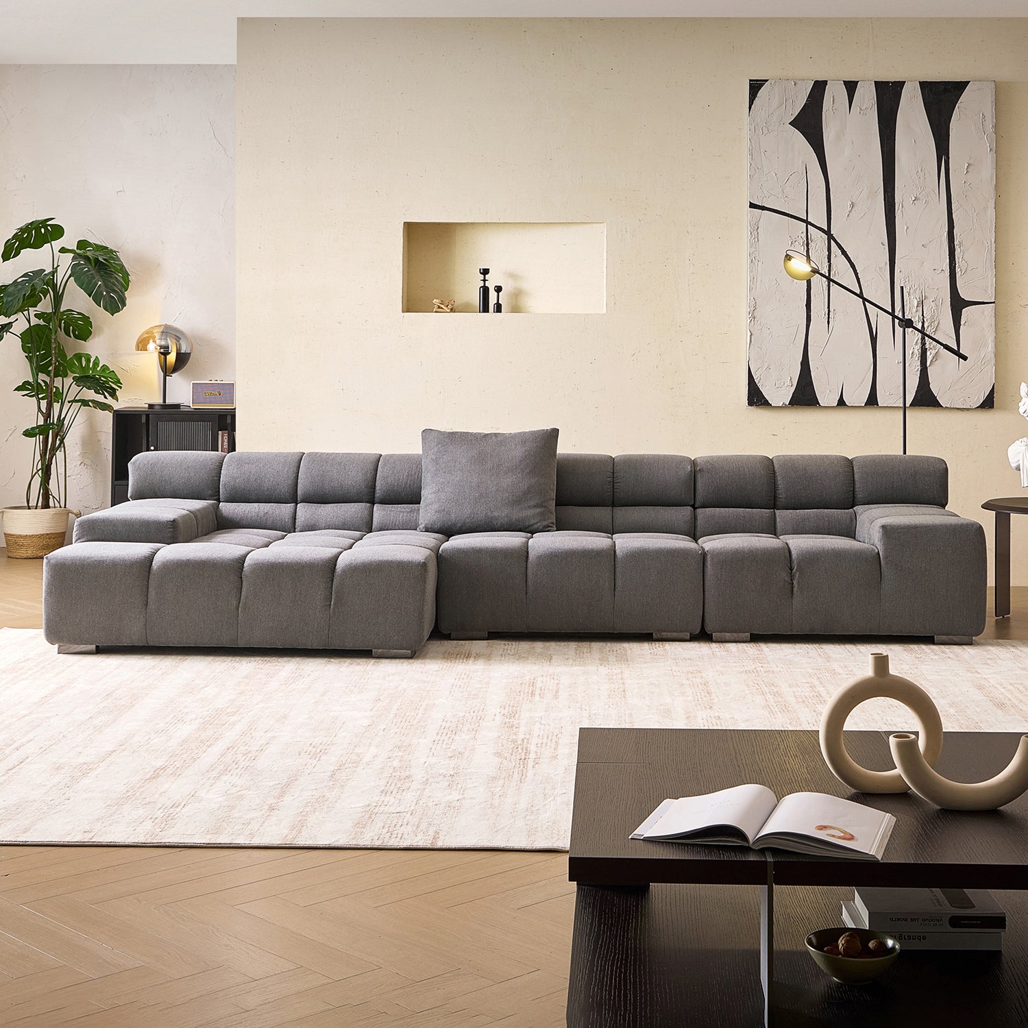 Amora Sectional Low Arm