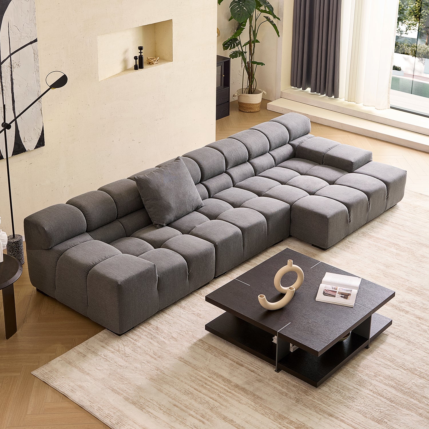 Amora Sectional Low Arm