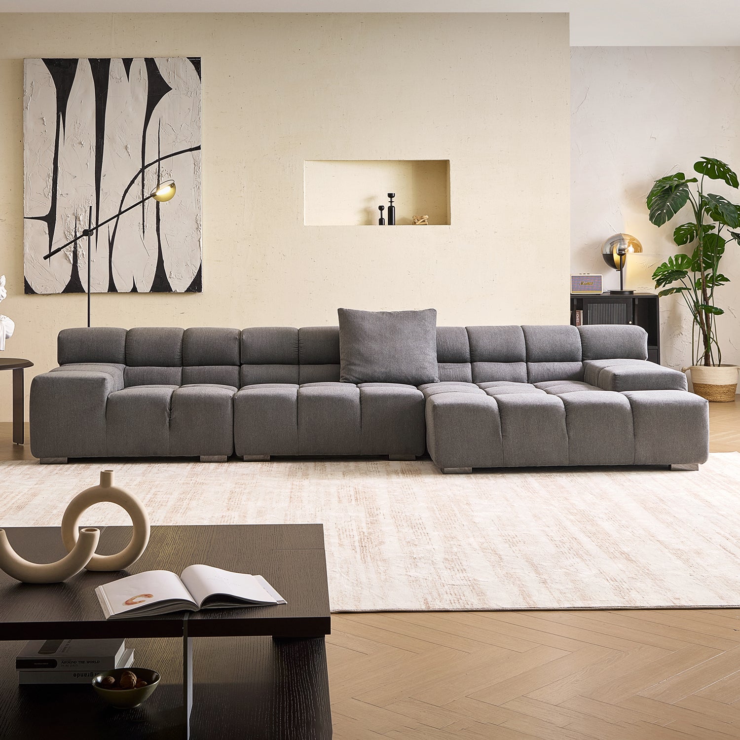 Amora Sectional Low Arm