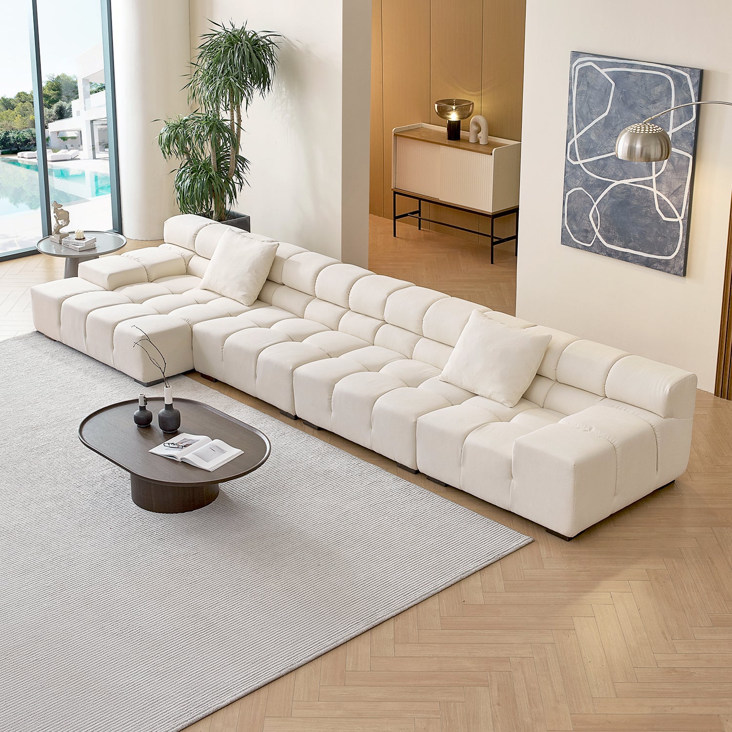 Amora Sectional Low Arm