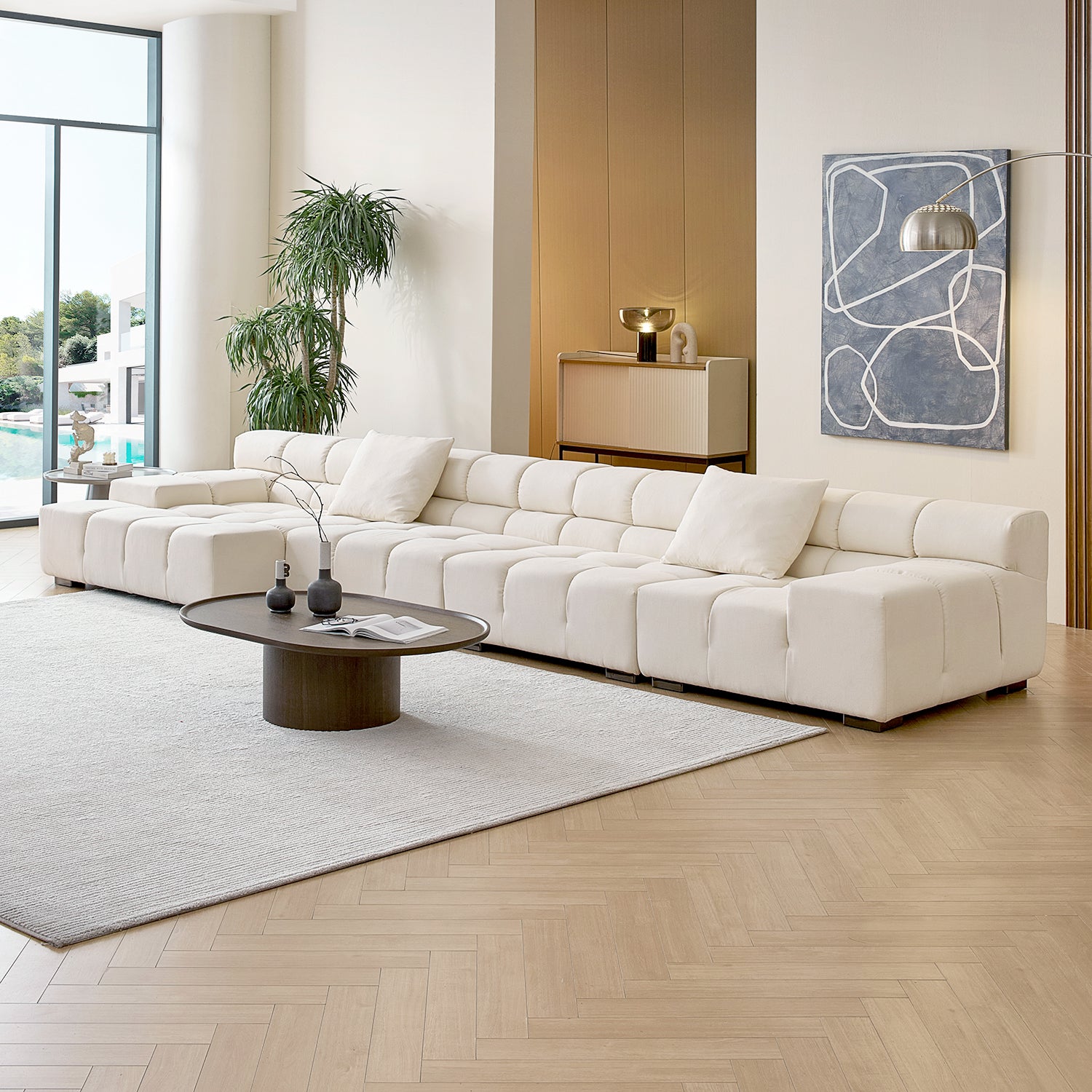 Amora Sectional Low Arm