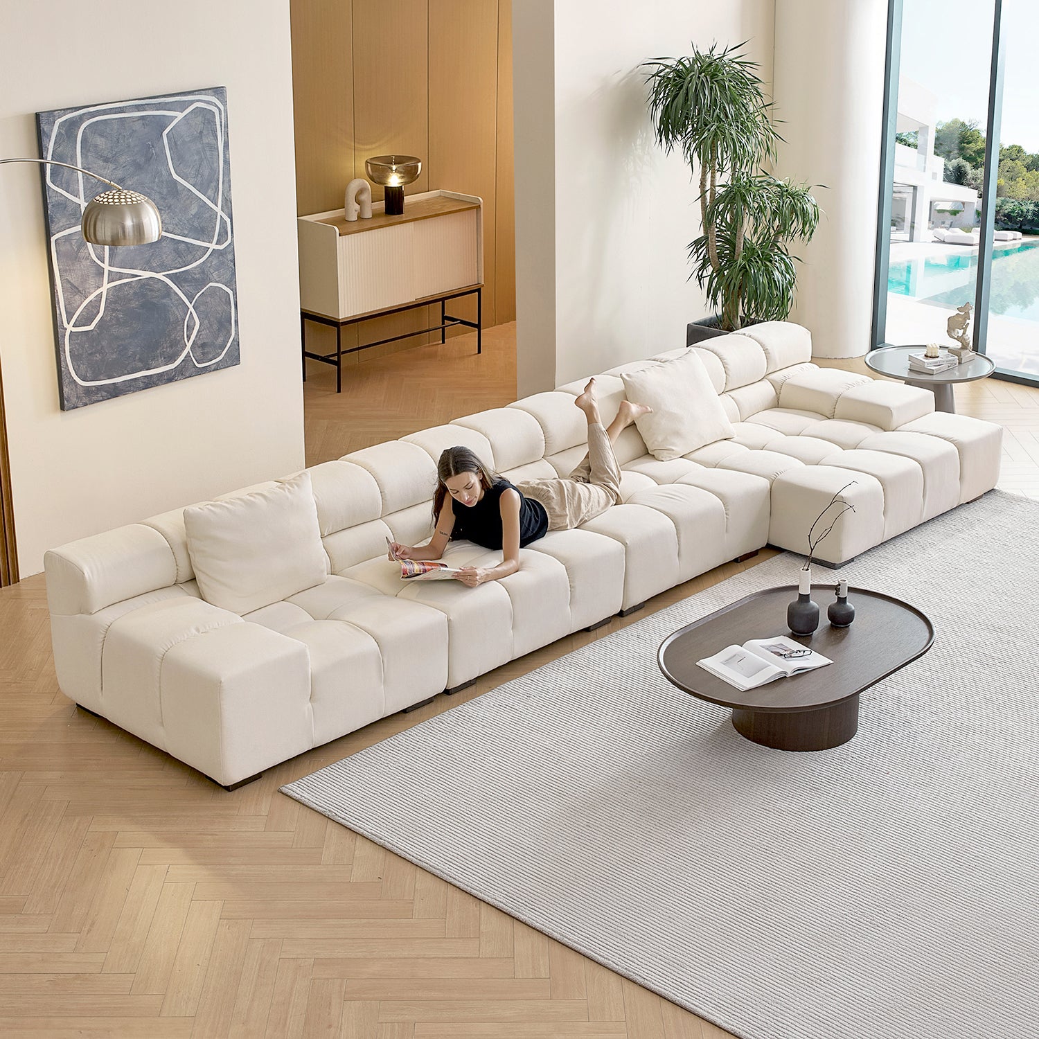 Amora Sectional Low Arm