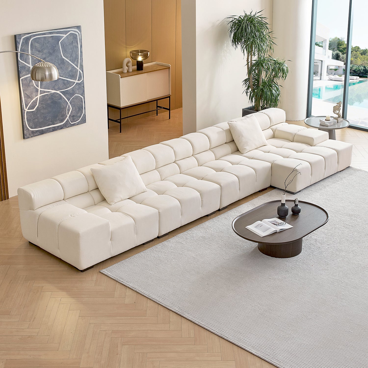 Amora Sectional Low Arm