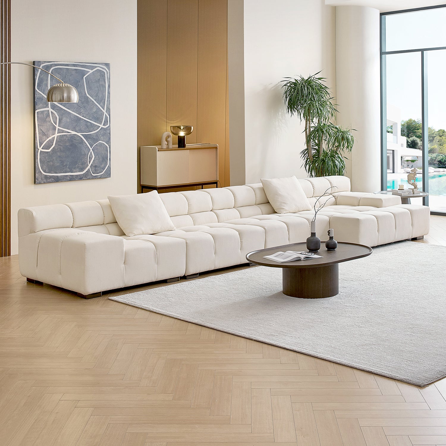 Amora Sectional Low Arm