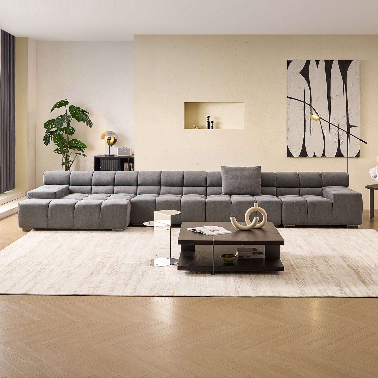 Amora Sectional Low Arm